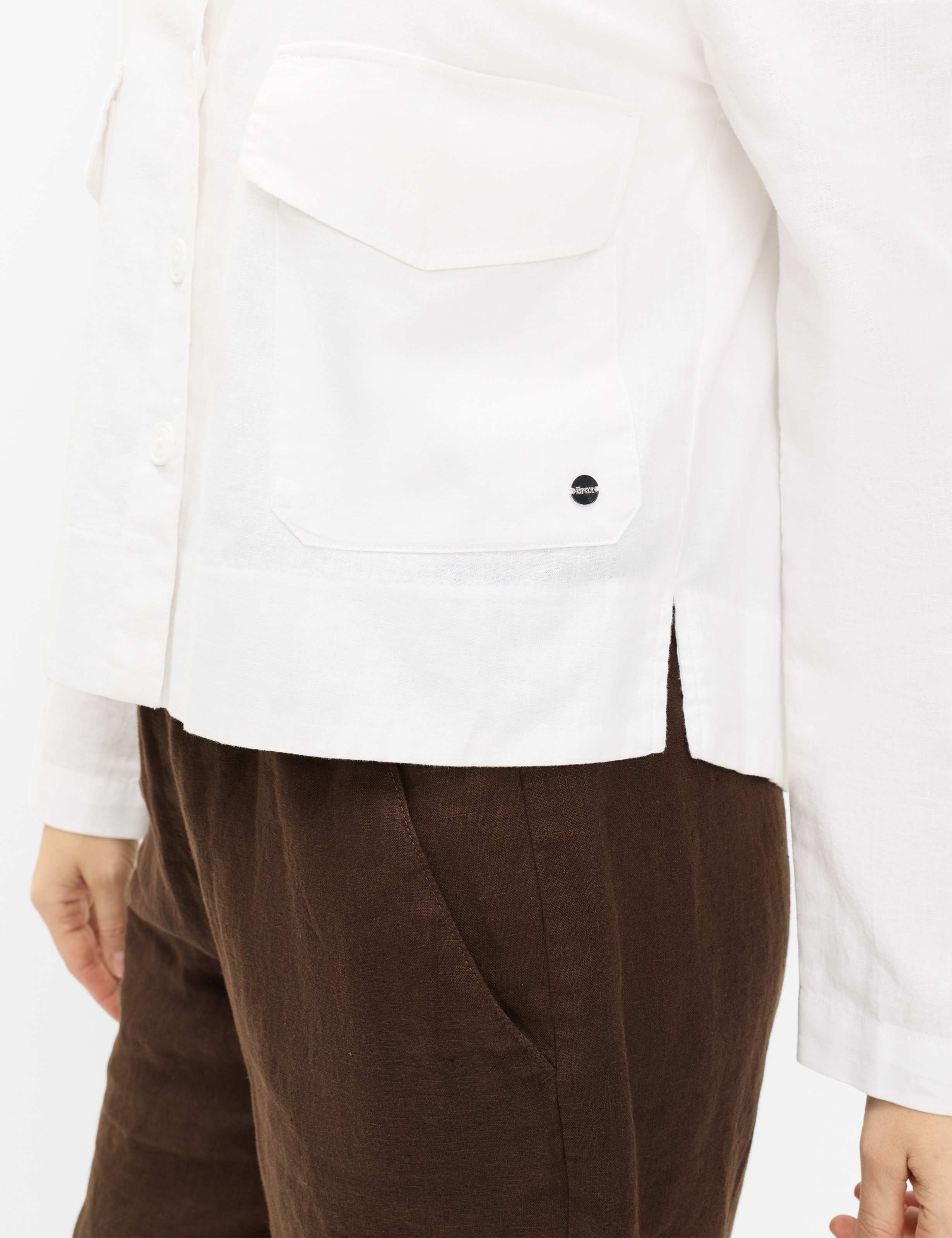 Femme Style VEGA Blanc  Détail 2