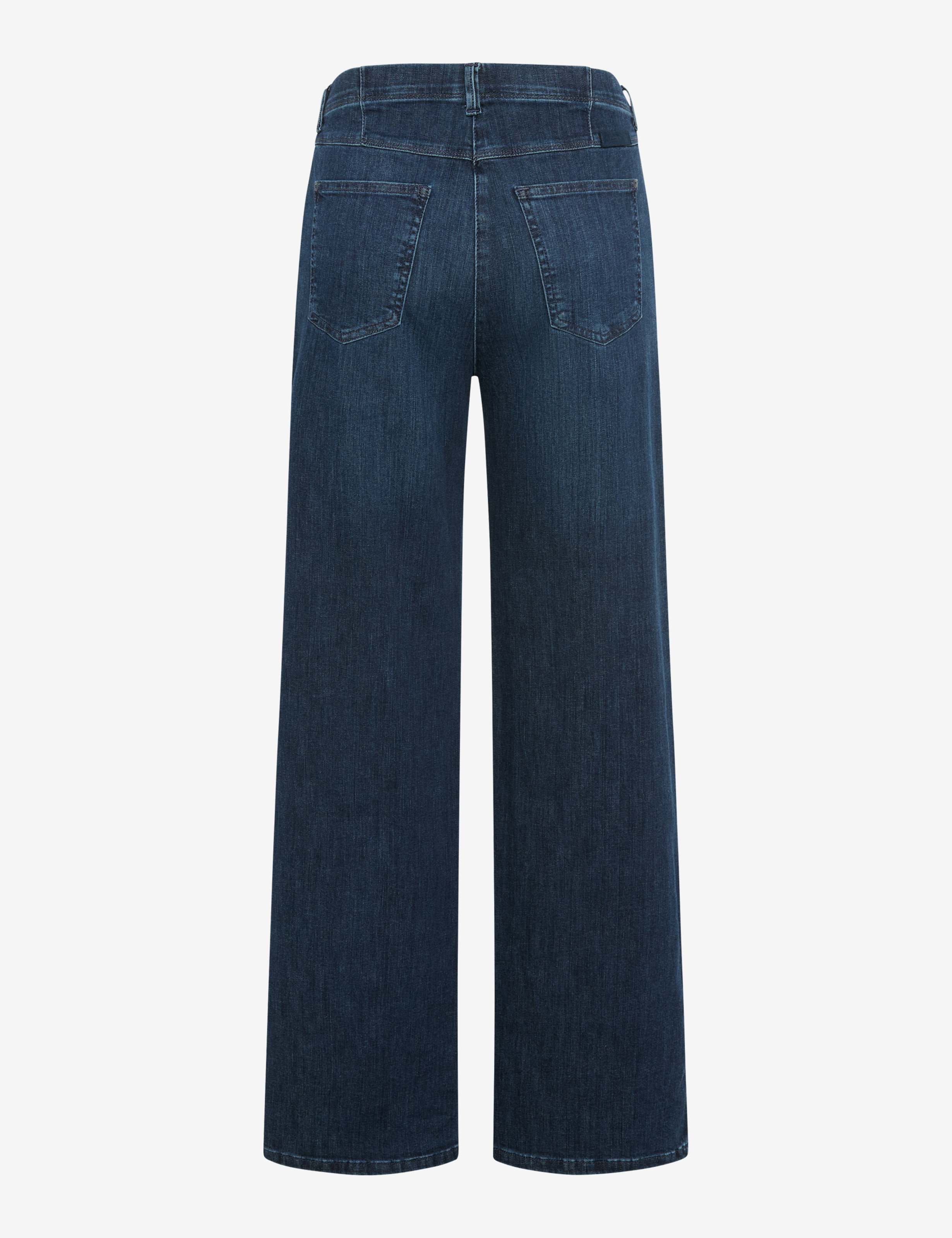 Damen Style LAURA FLARED Denim Blau Super Slim Fit Freisteller Rueck