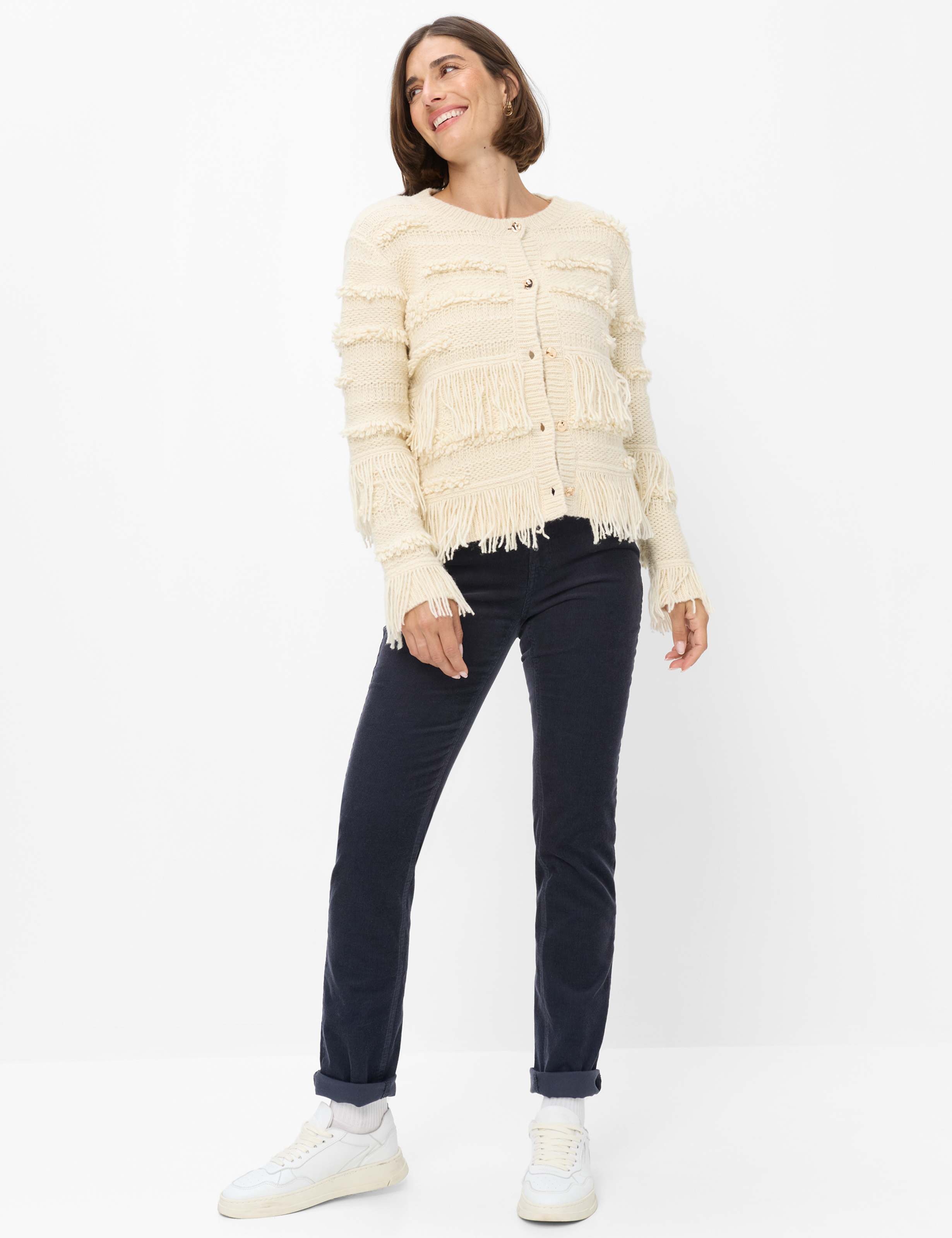 Women Style MARY Dark Blue Regular Fit Model Outfit