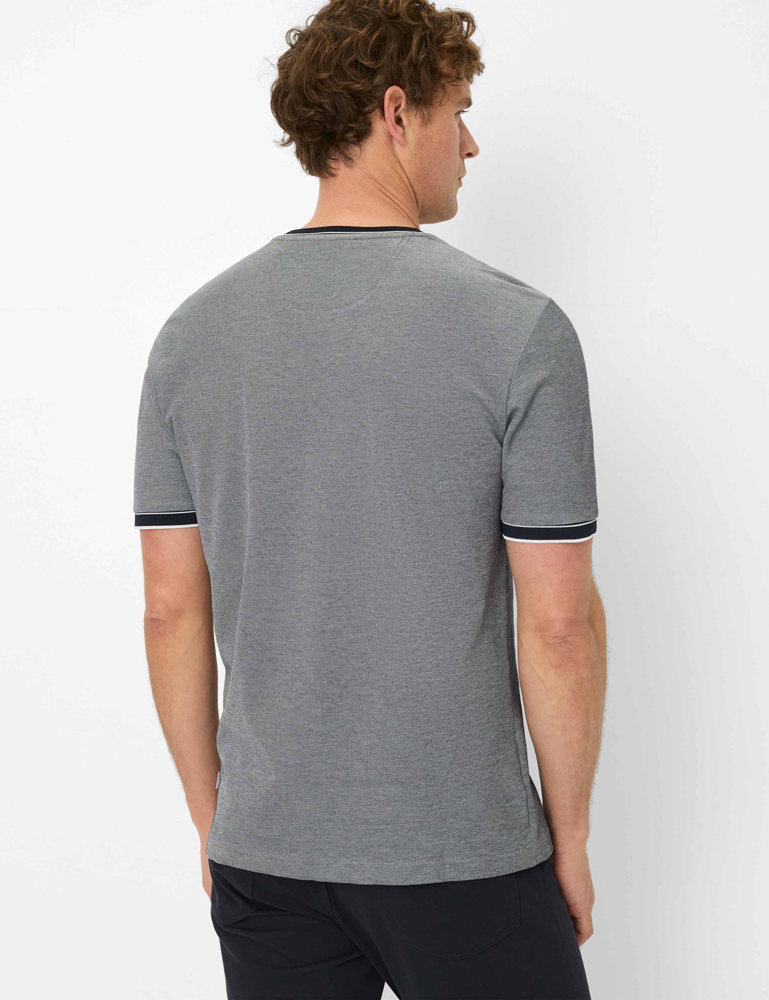 Herren Style TED Dunkelblau  Model Rueck