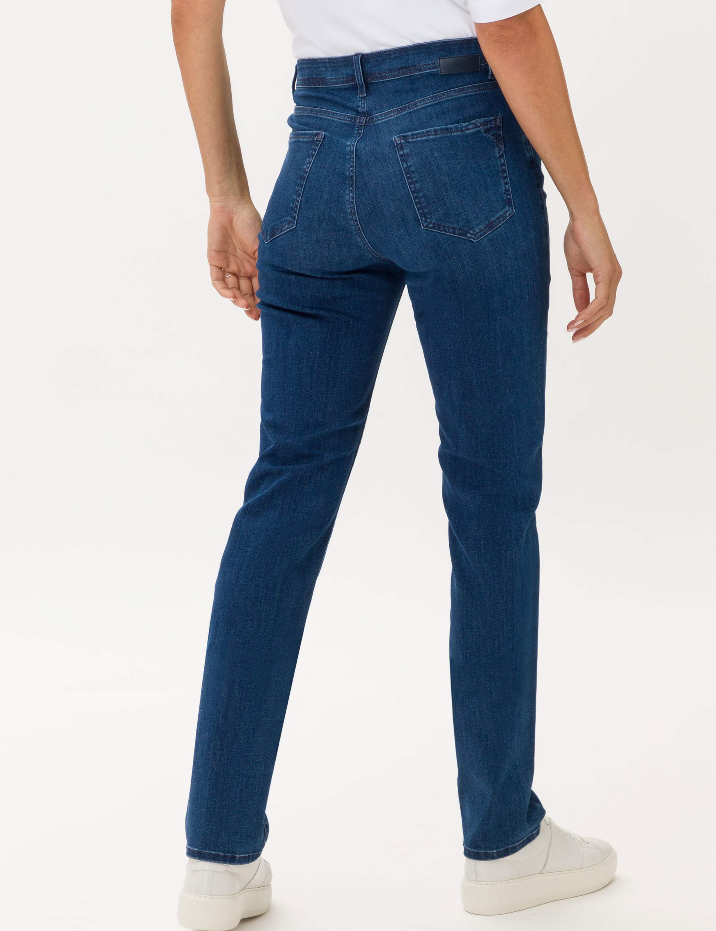 Women Style CAROLA Denim Blue Feminine Fit Model back