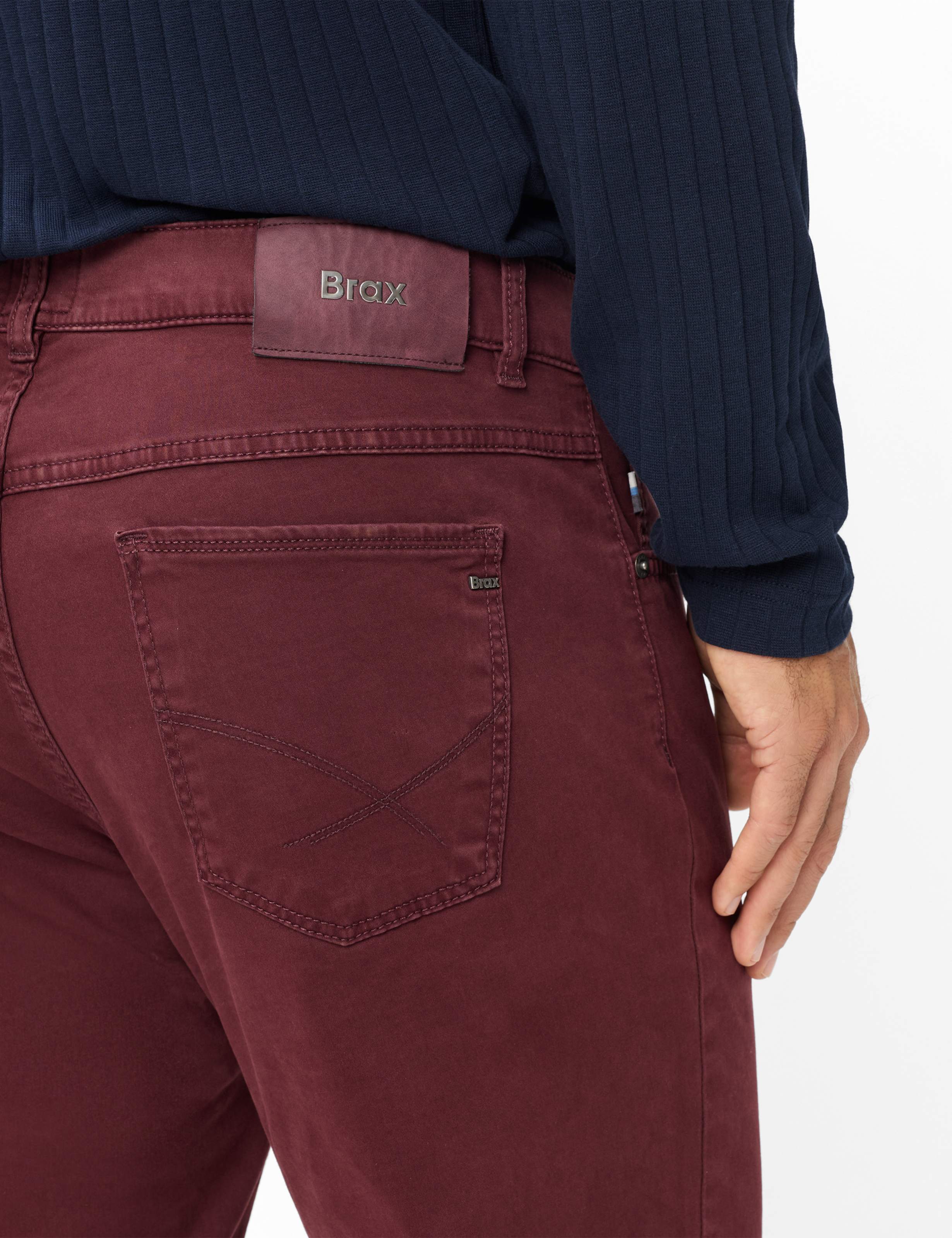 Men Style COOPER Dark Red Regular Fit Detail 2