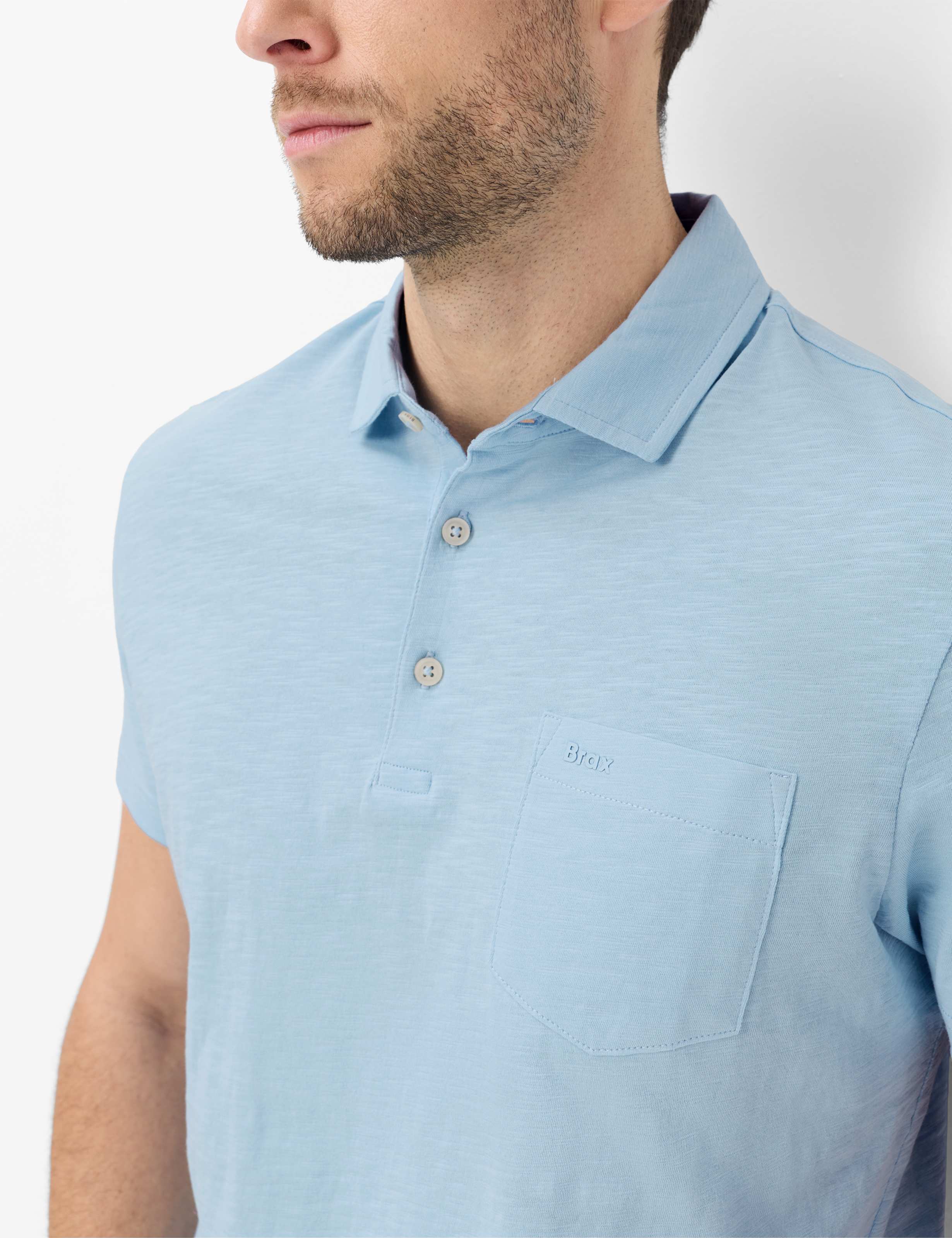 Herren Style PAVO Hellblau  Detail 2