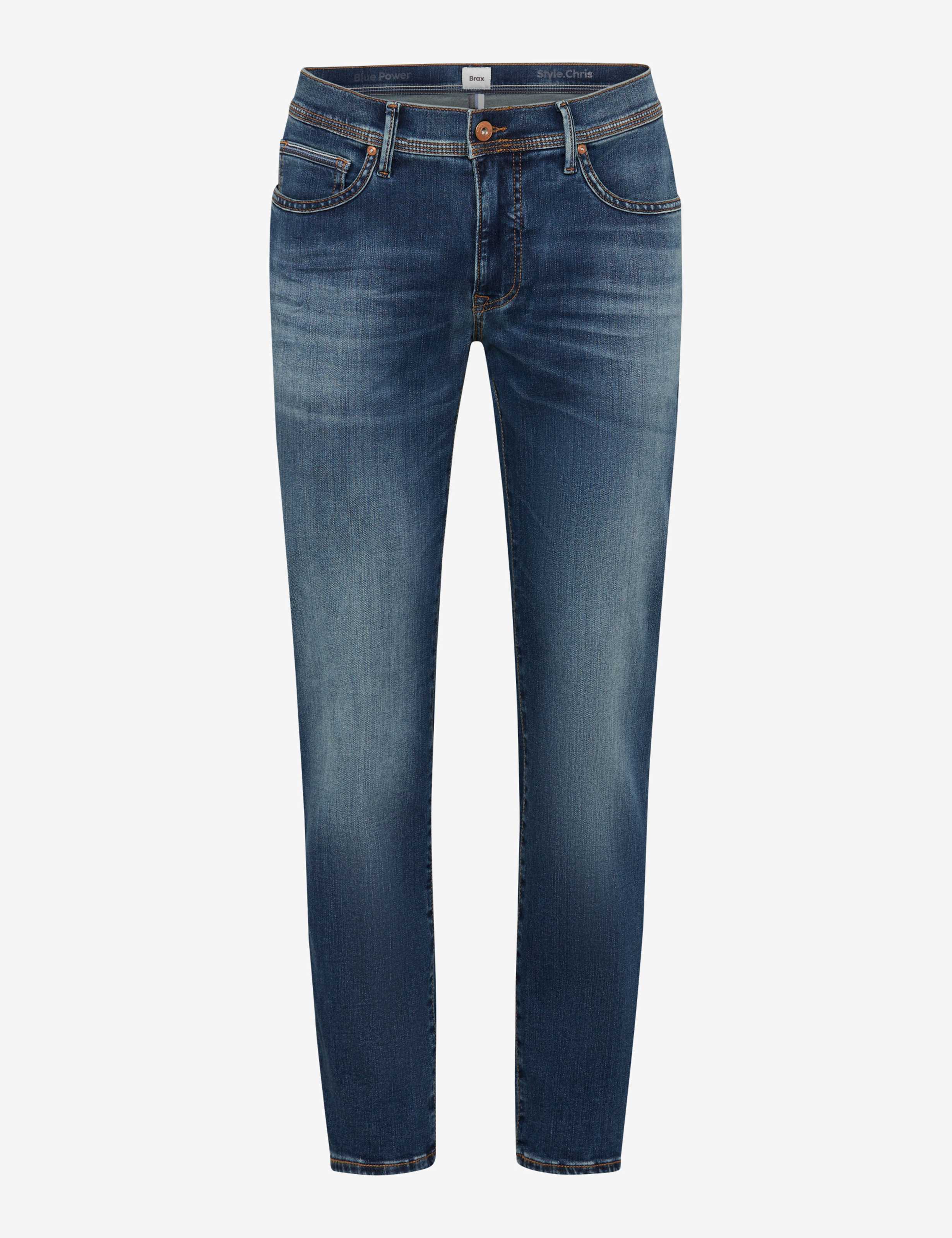 Herren Style CHRIS Denim Blau Slim Fit Freisteller Front