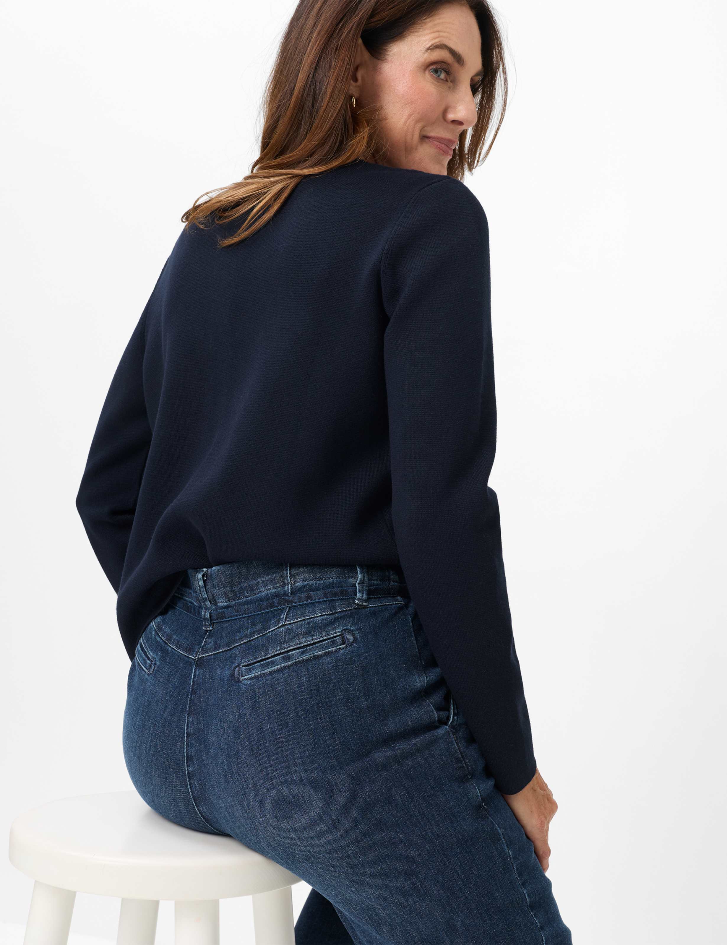 Damen Style CARRIE Denim Blau Comfort Plus Fit Detail 1