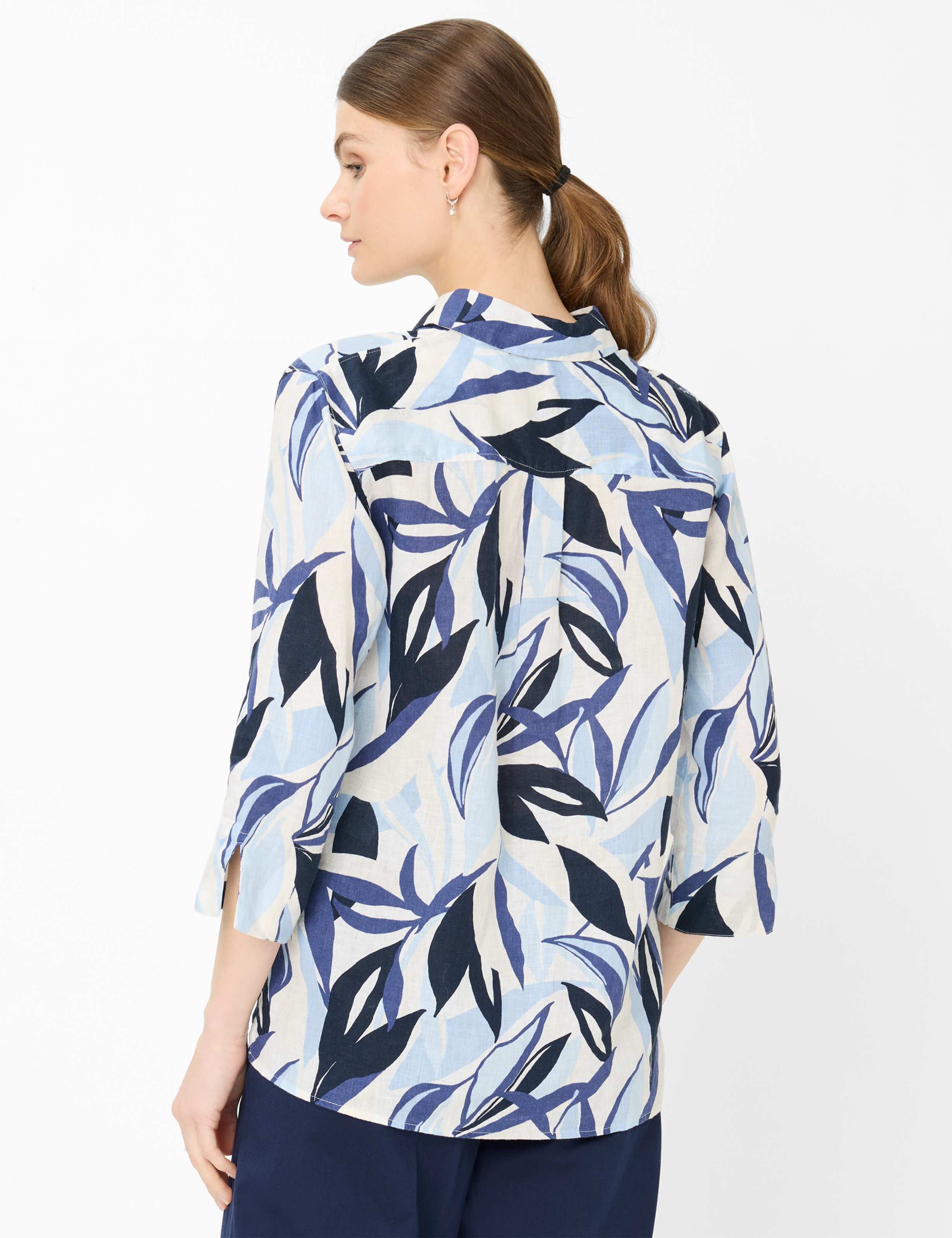 Thumbnail - Brax Damen Bluse Style VICKI navy, dunkelblau, Gr. 48