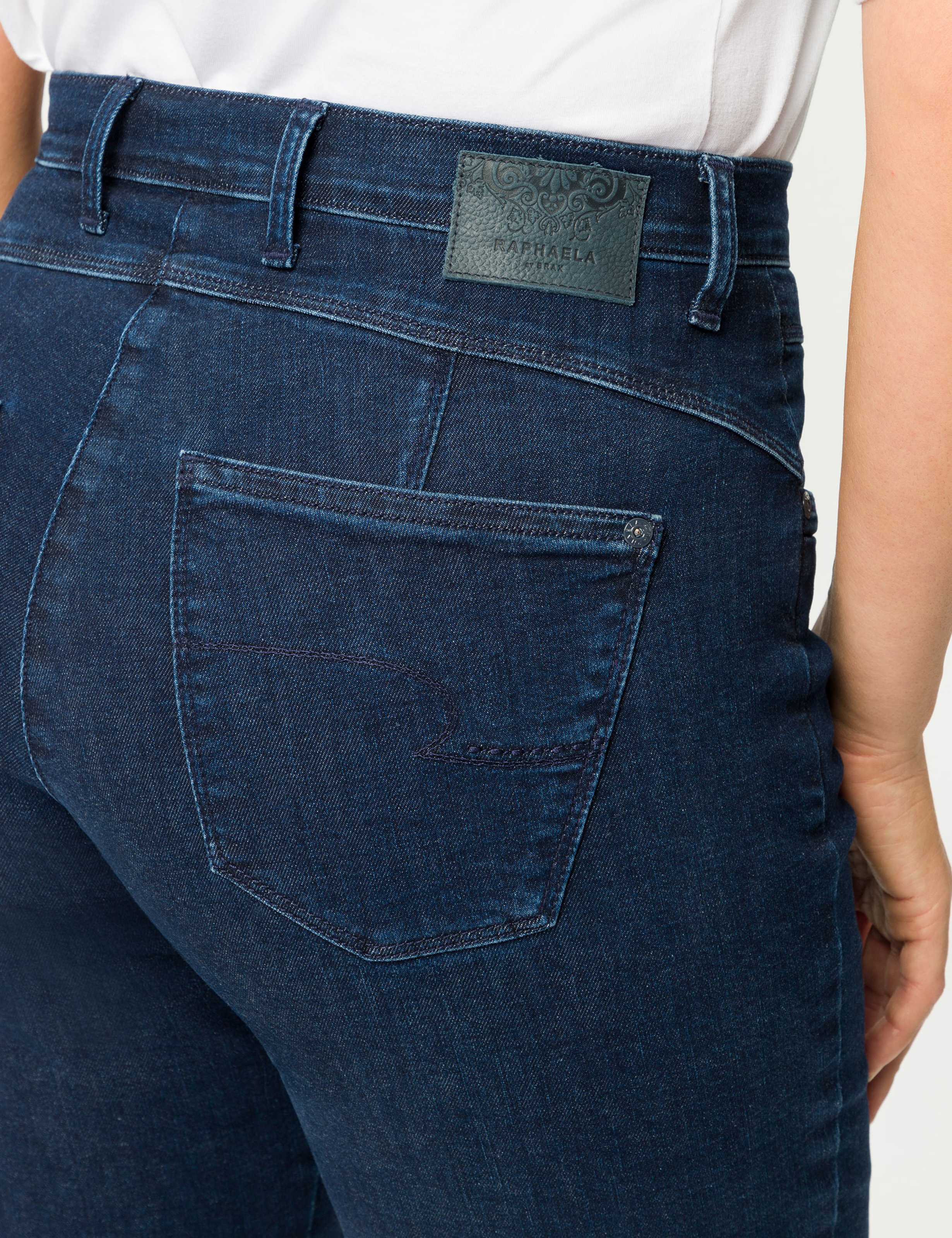 Femme Style CAREN NEW Denim Bleu Foncé Comfort Plus Fit Détail 1