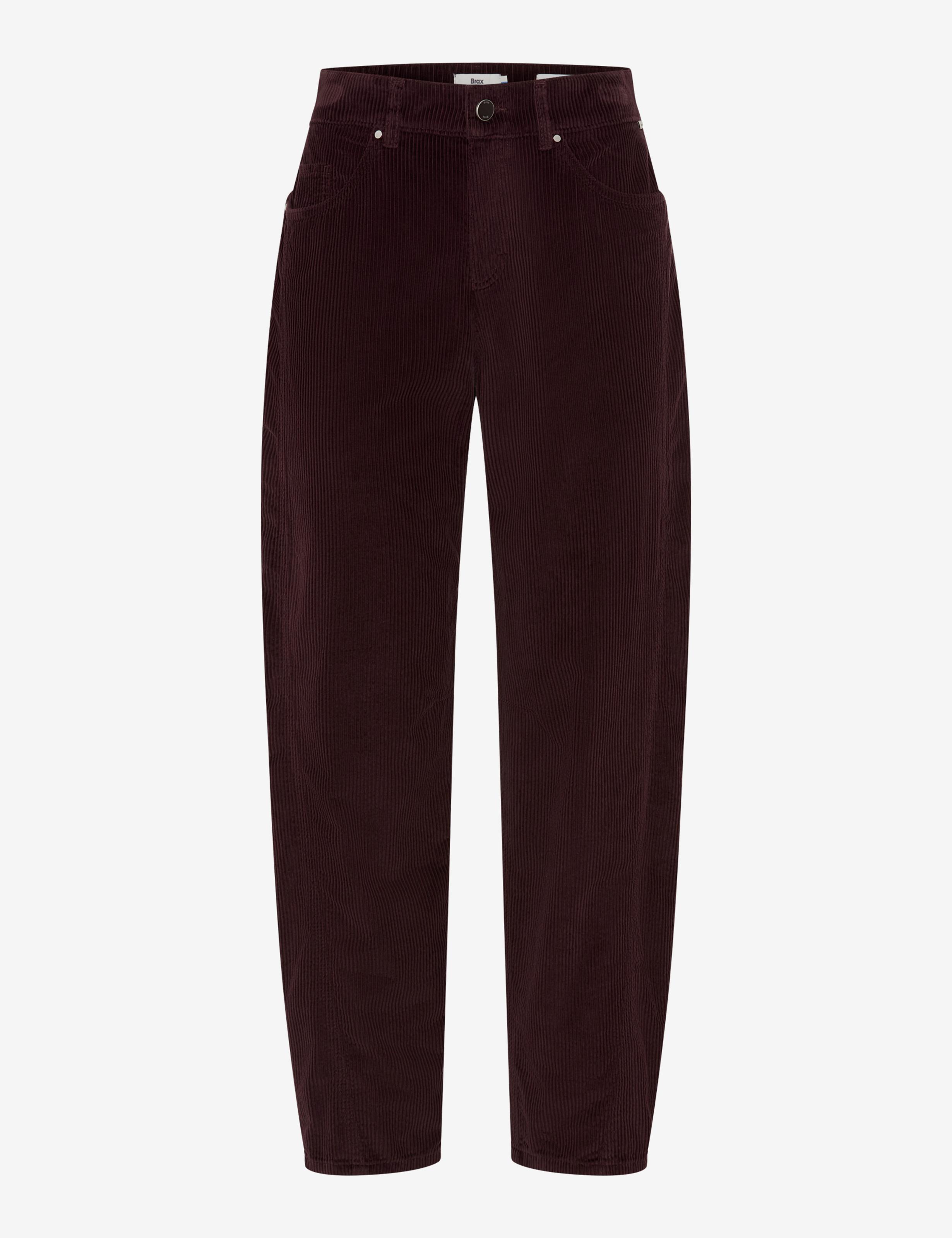 Femme Style MEGAN S Violette Foncé Barrel Fit Détourage avant