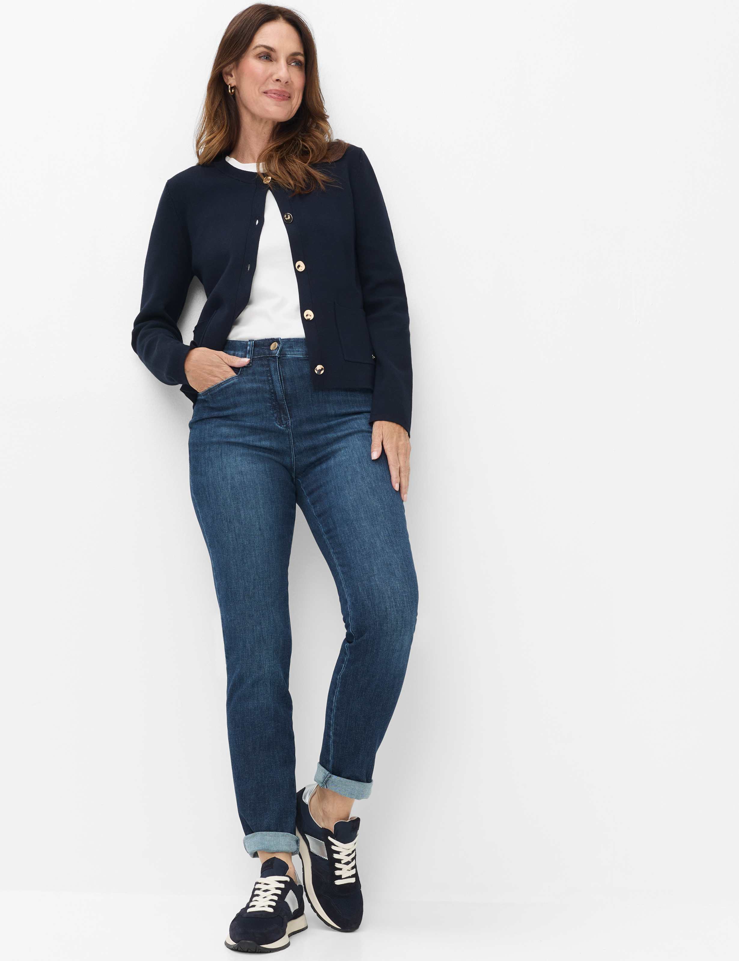 Femme Style LUCA Denim Bleu  Tenue du mannequin