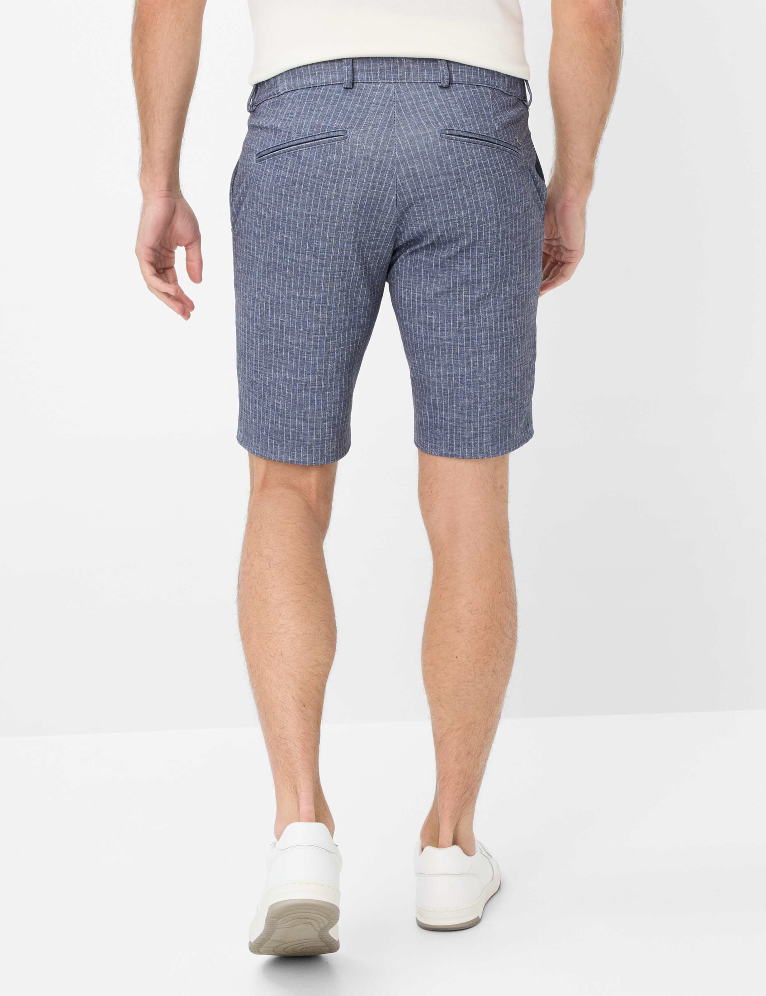 Men Style SILVIO Dark Blue Slim Fit Model back