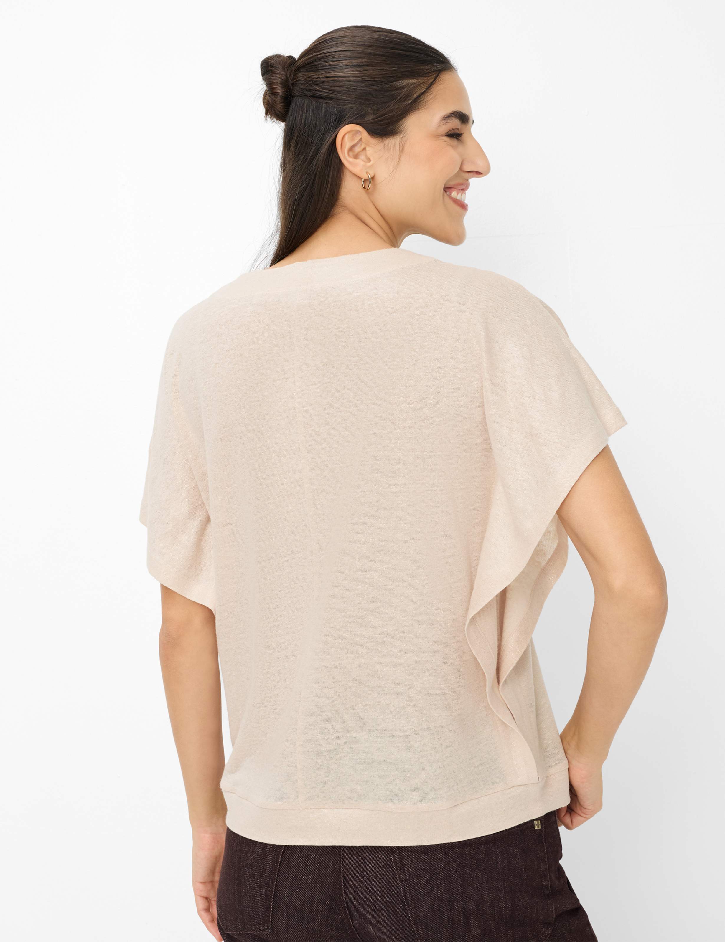 Thumbnail - Brax Damen Shirt Style CASSIE S sandshell, Beige, Gr. 38