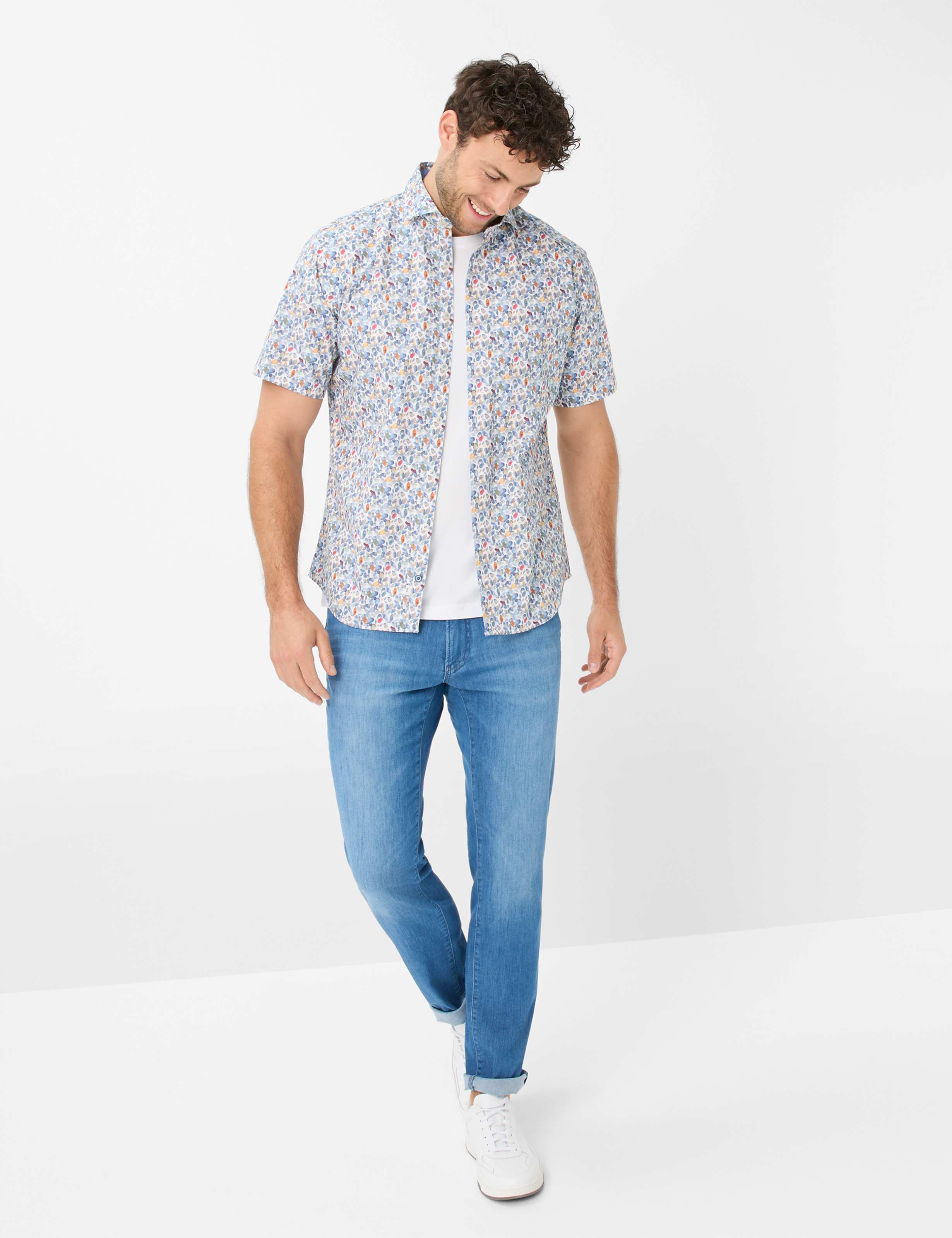 Herren Style HARDY Blau  Model Outfit
