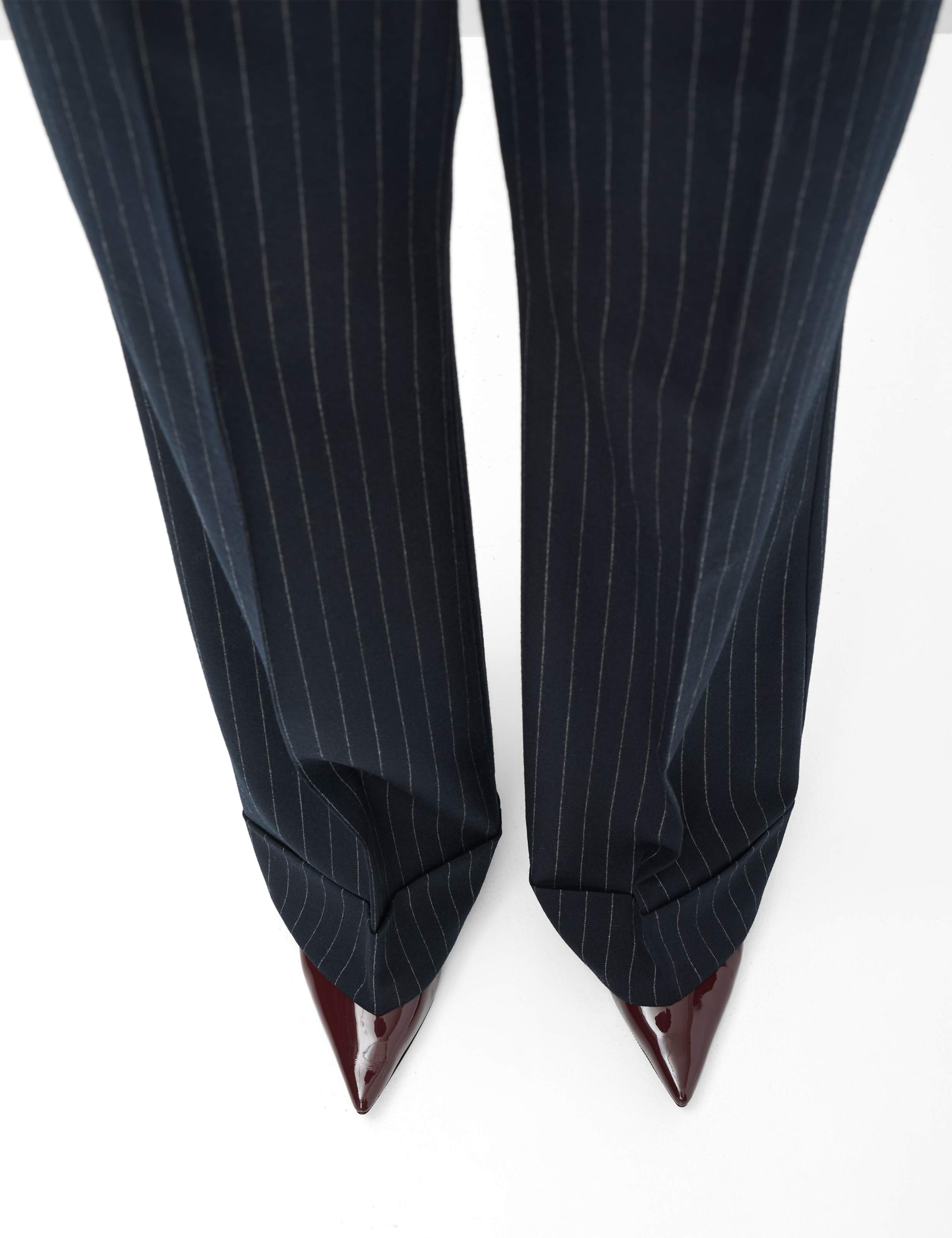 Damen Style MAINE Dunkelblau Wide Leg Detail 1