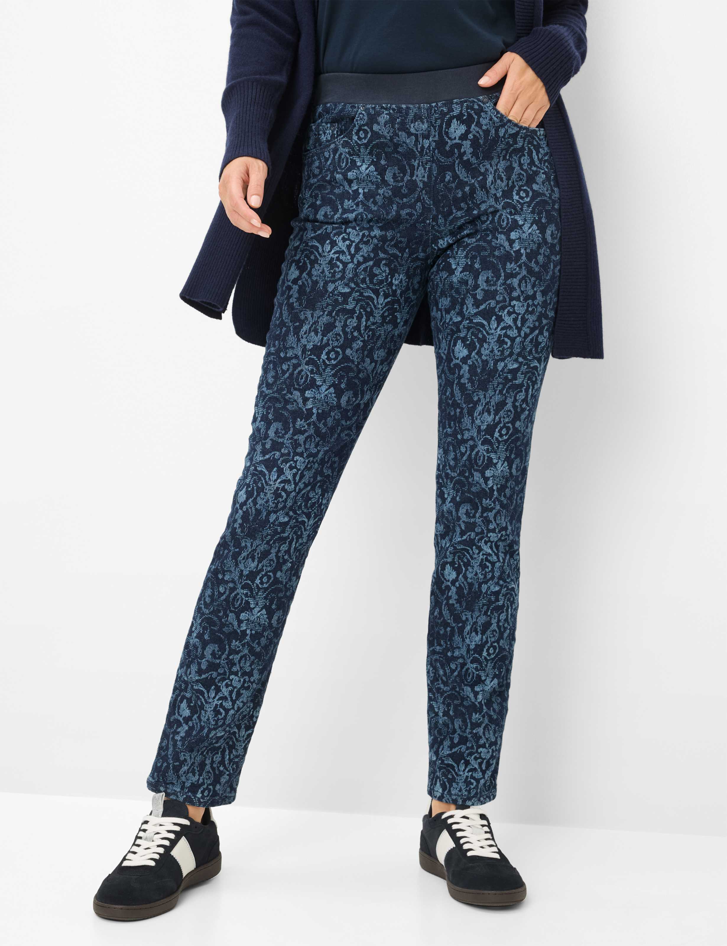 Thumbnail - Raphaela by Brax Damen Schlupfhose Style PAMINA DARK BLUE, denim dunkelblau, Gr. 42