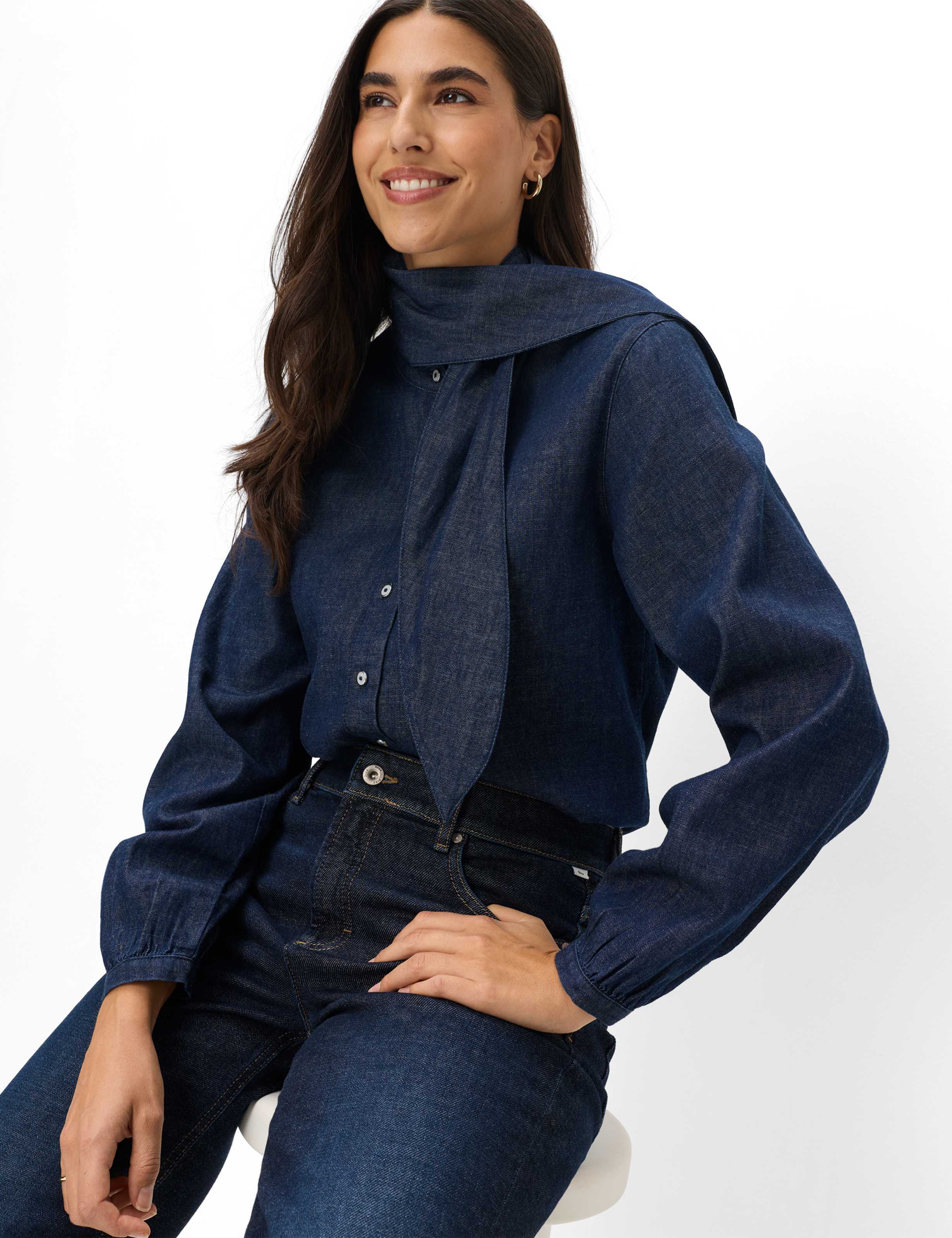 Femme Style VELIA Denim Bleu Foncé  Détail 1