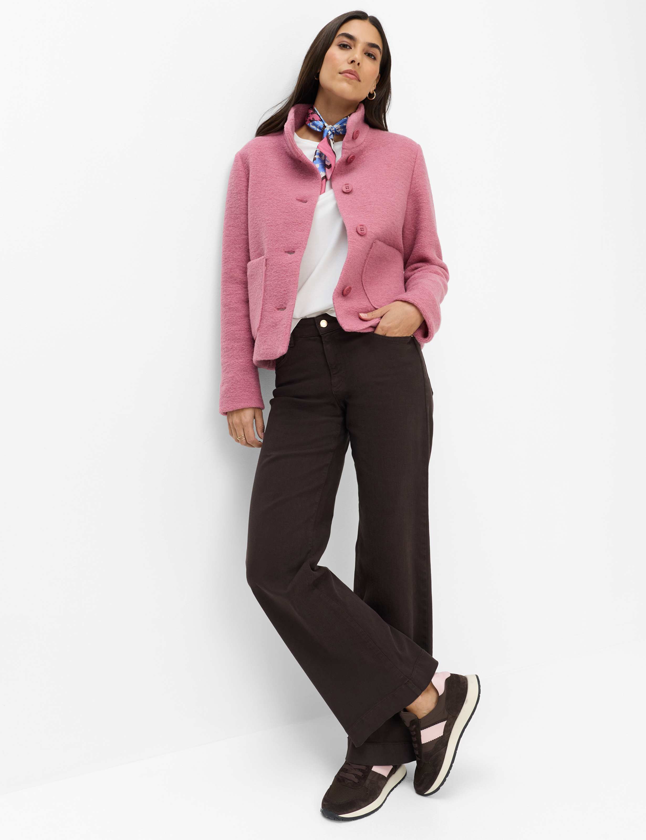 Dames Style POLLY Lichtrood  Model outfit