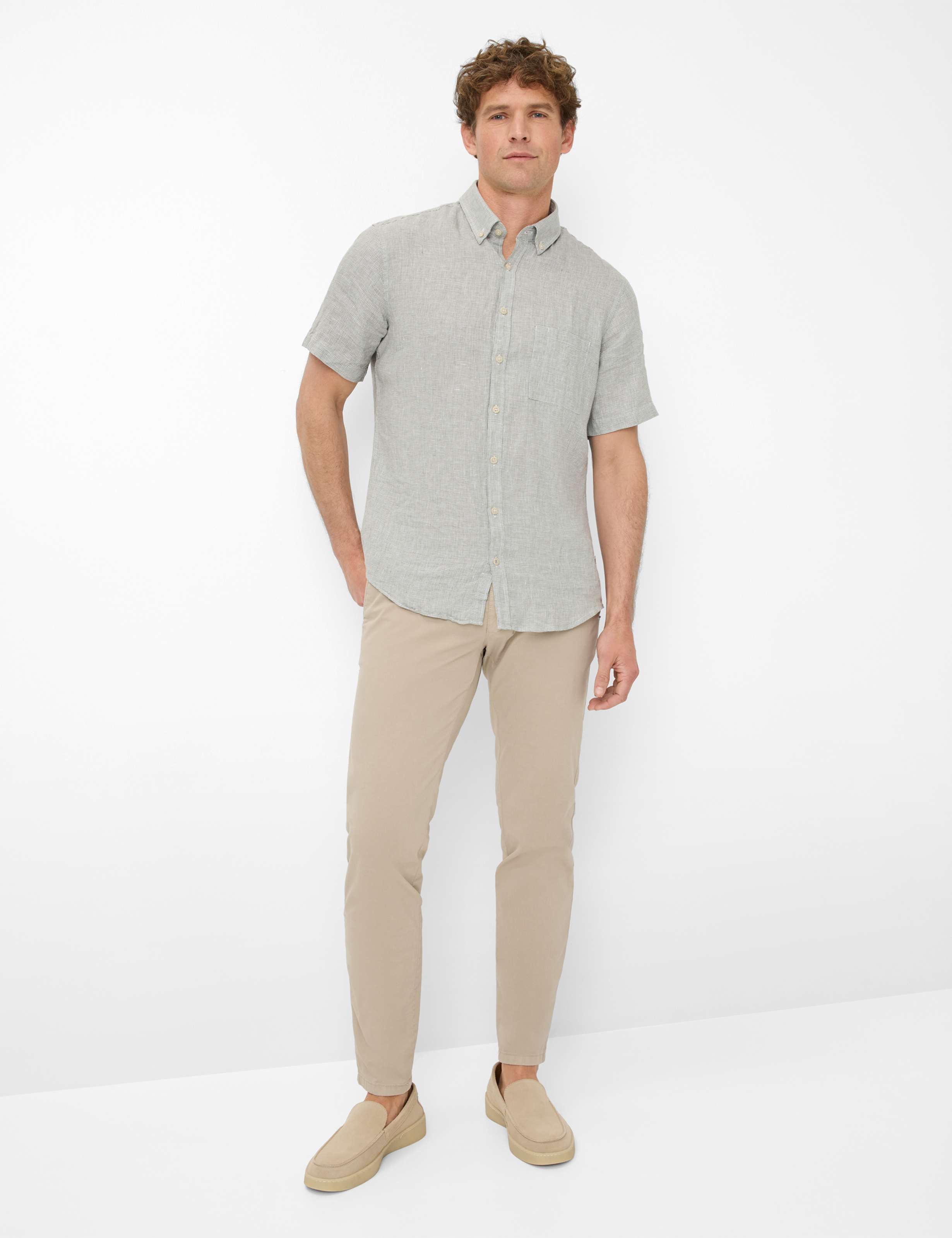 Herren Style DAN Grün  Model Outfit