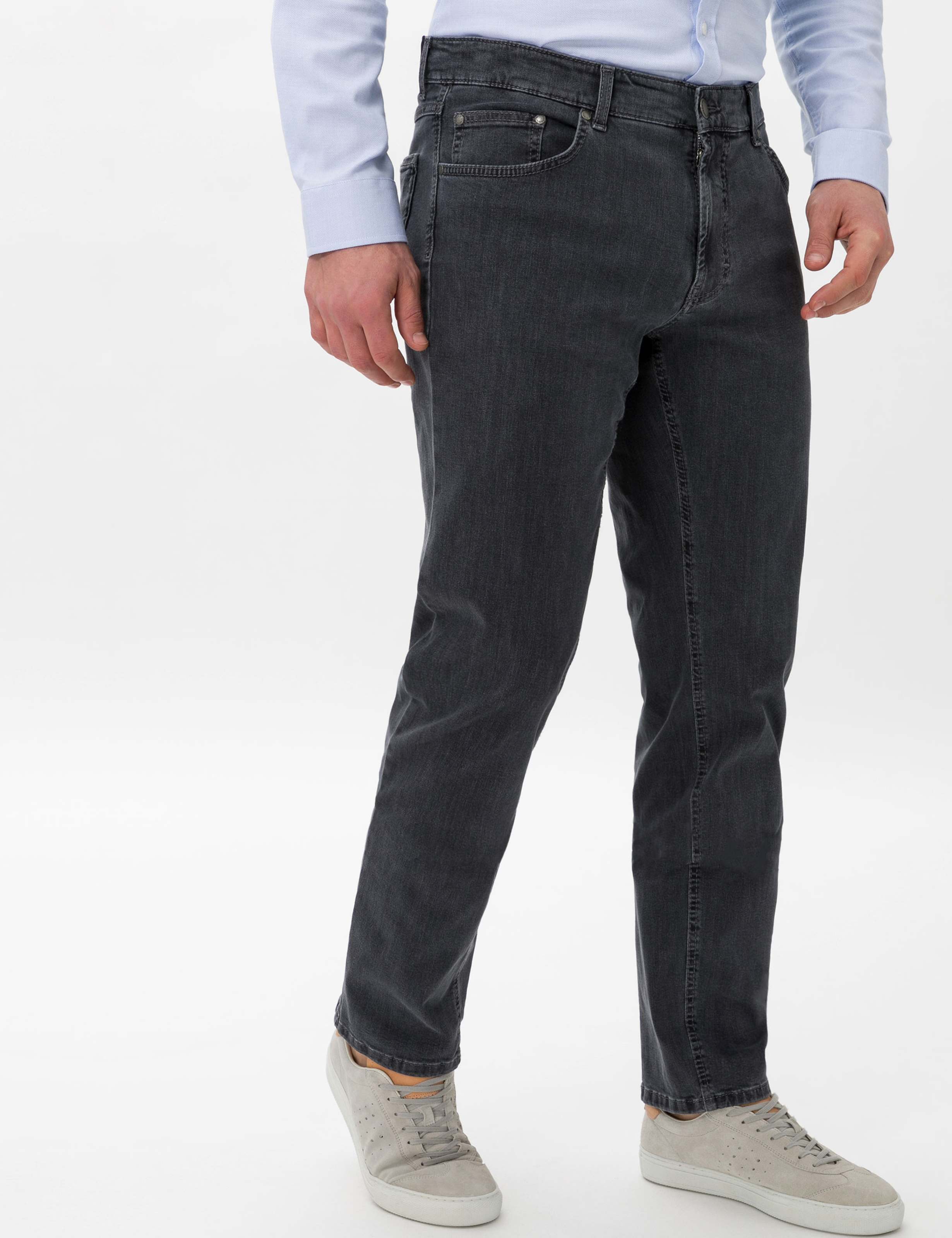 Herren Style CARLOS Grau Regular Fit Model Rueck