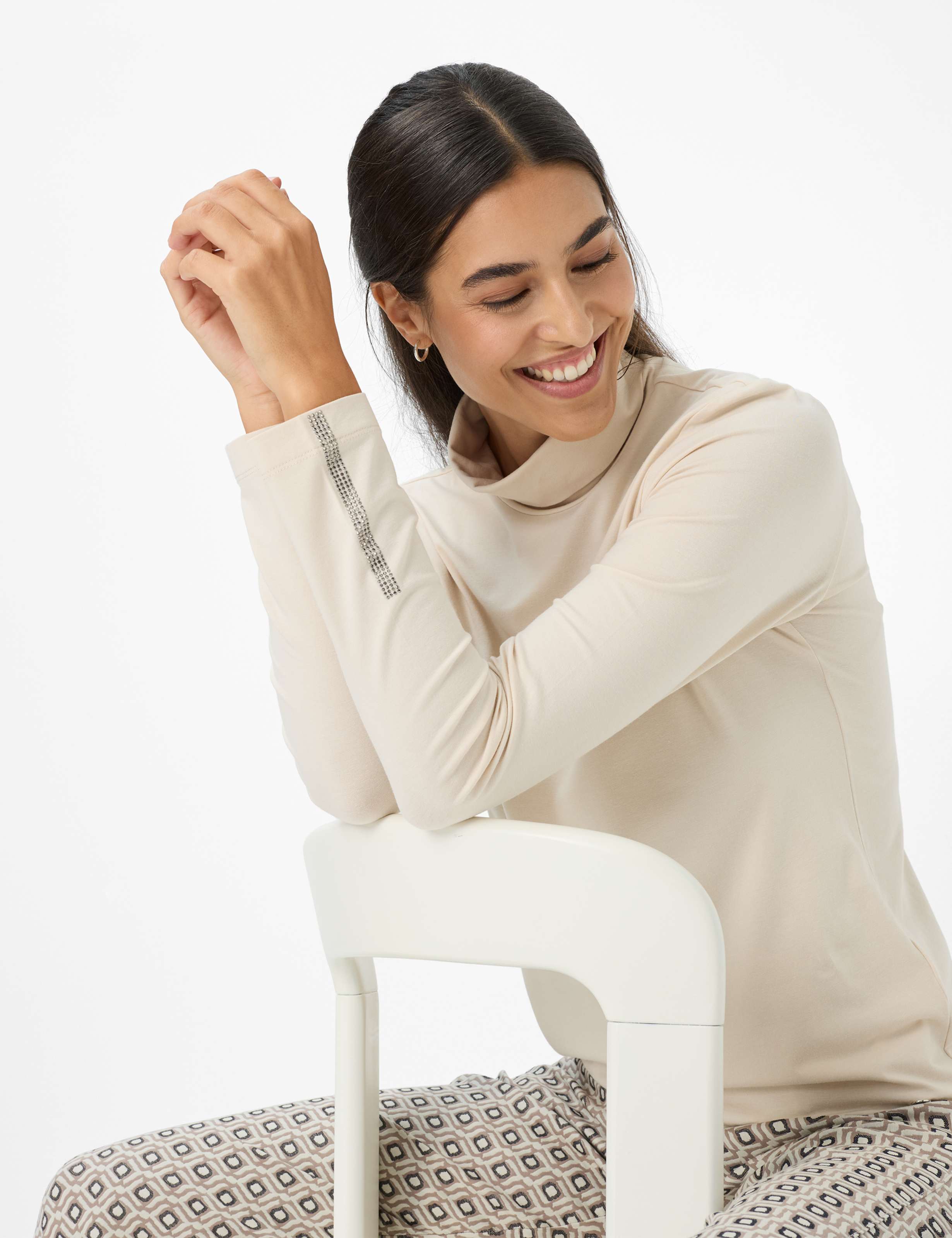 Damen Style CARINA L Cremeweiß  Detail 1