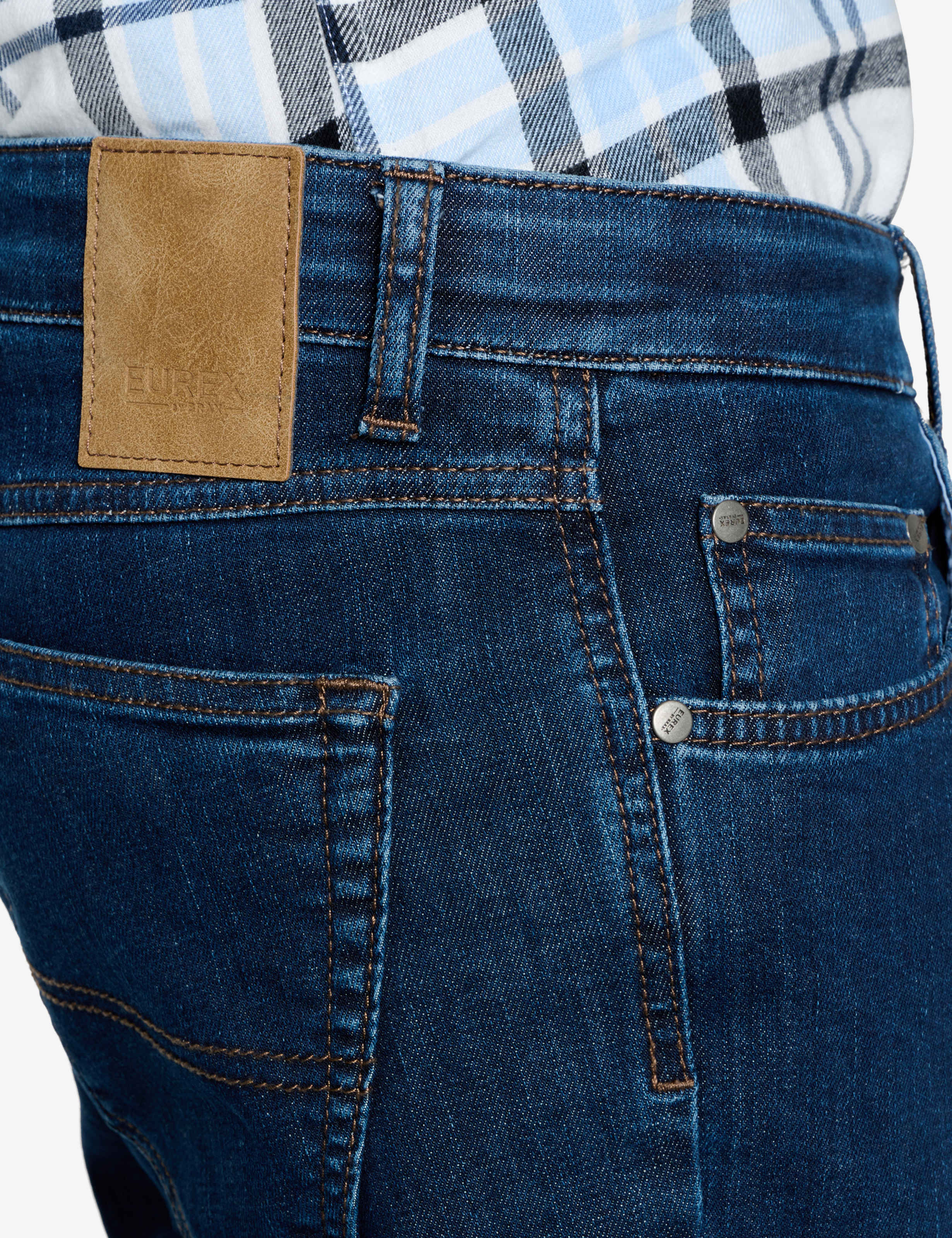 Men Style CARLOS Dark Blue Regular Fit Detail 2