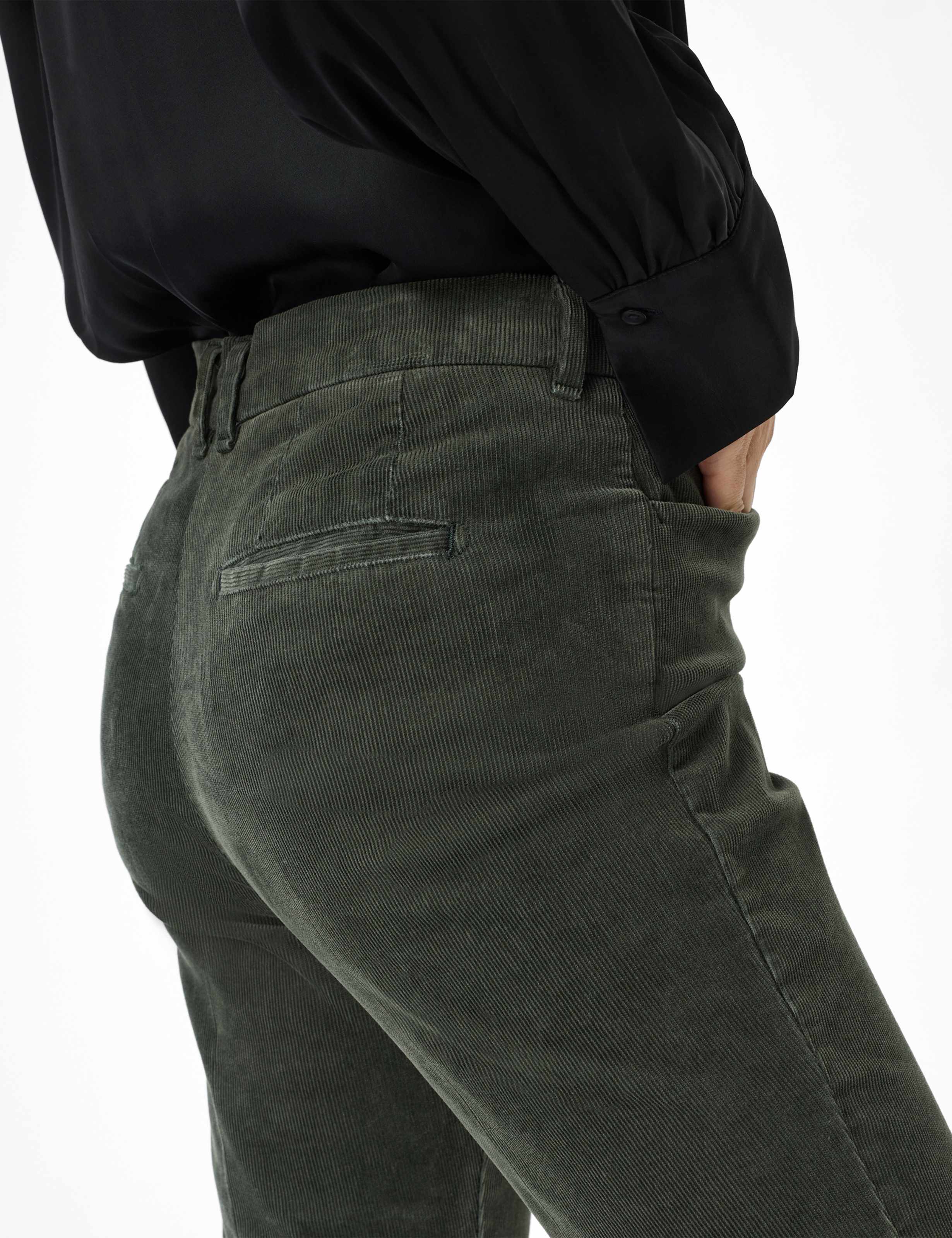 Femme Style MARA S Vert Foncé Regular Fit Détail 2