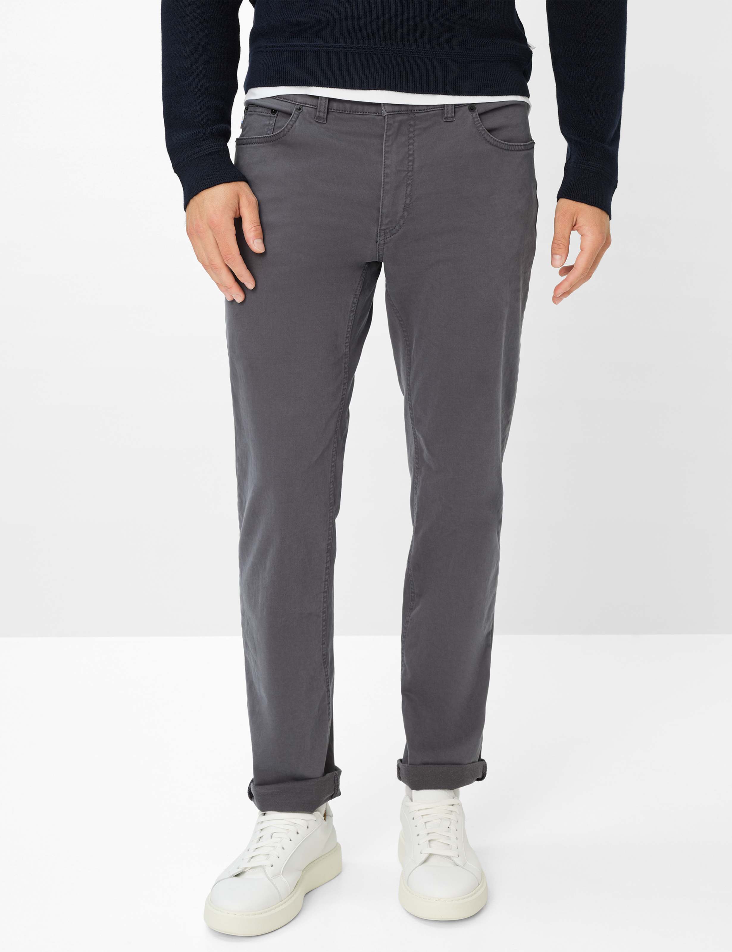 Thumbnail - Brax Herren Five-Pocket-Hose Style COOPER ELEFANT, dunkelgrau, Gr. 40/34