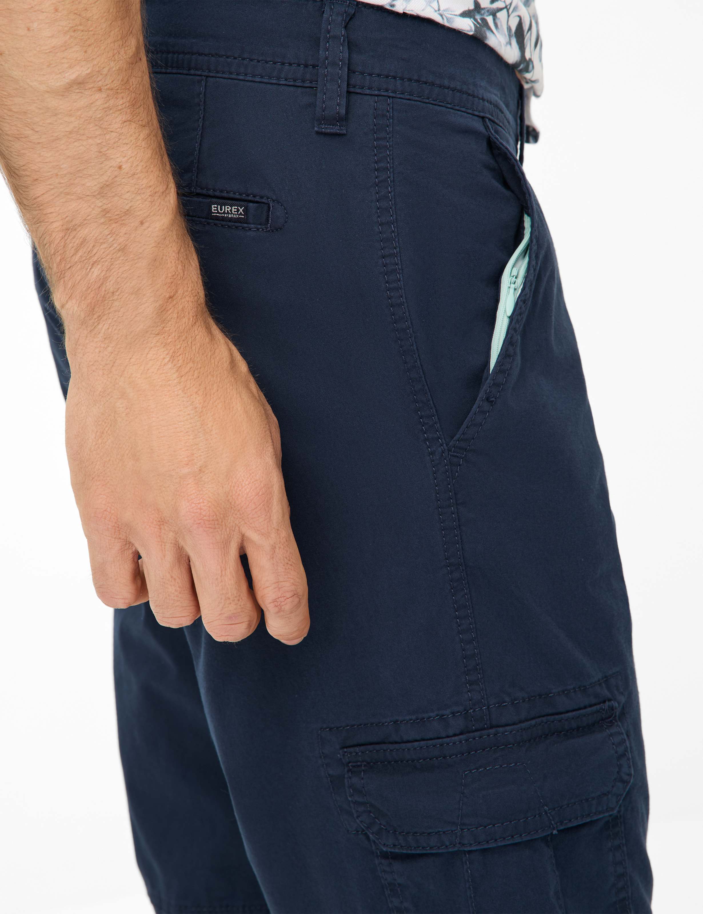 Homme Style BILL Bleu Foncé Regular Fit Détail 2