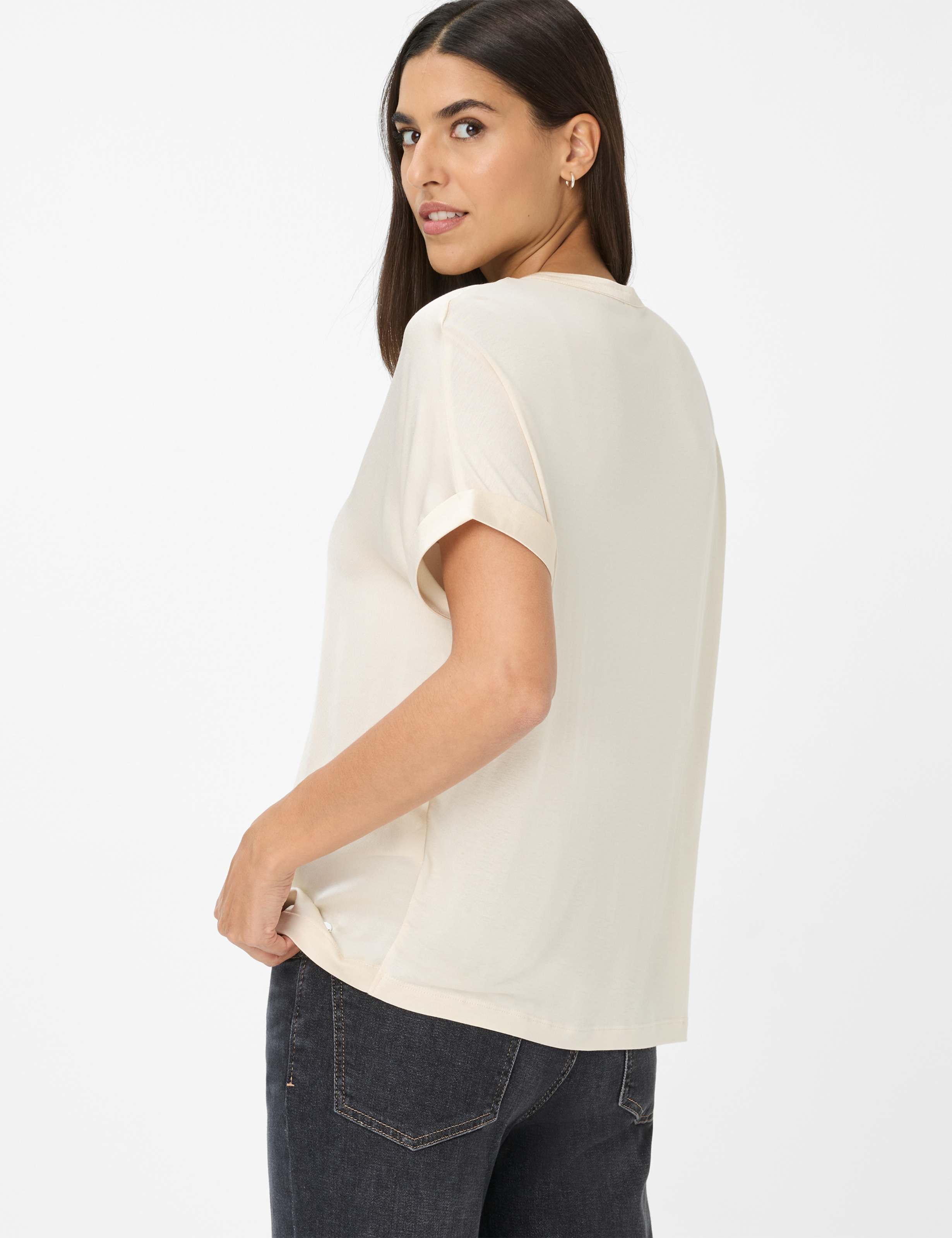 Damen Style CLAIRE S Hellbeige  Model Rueck