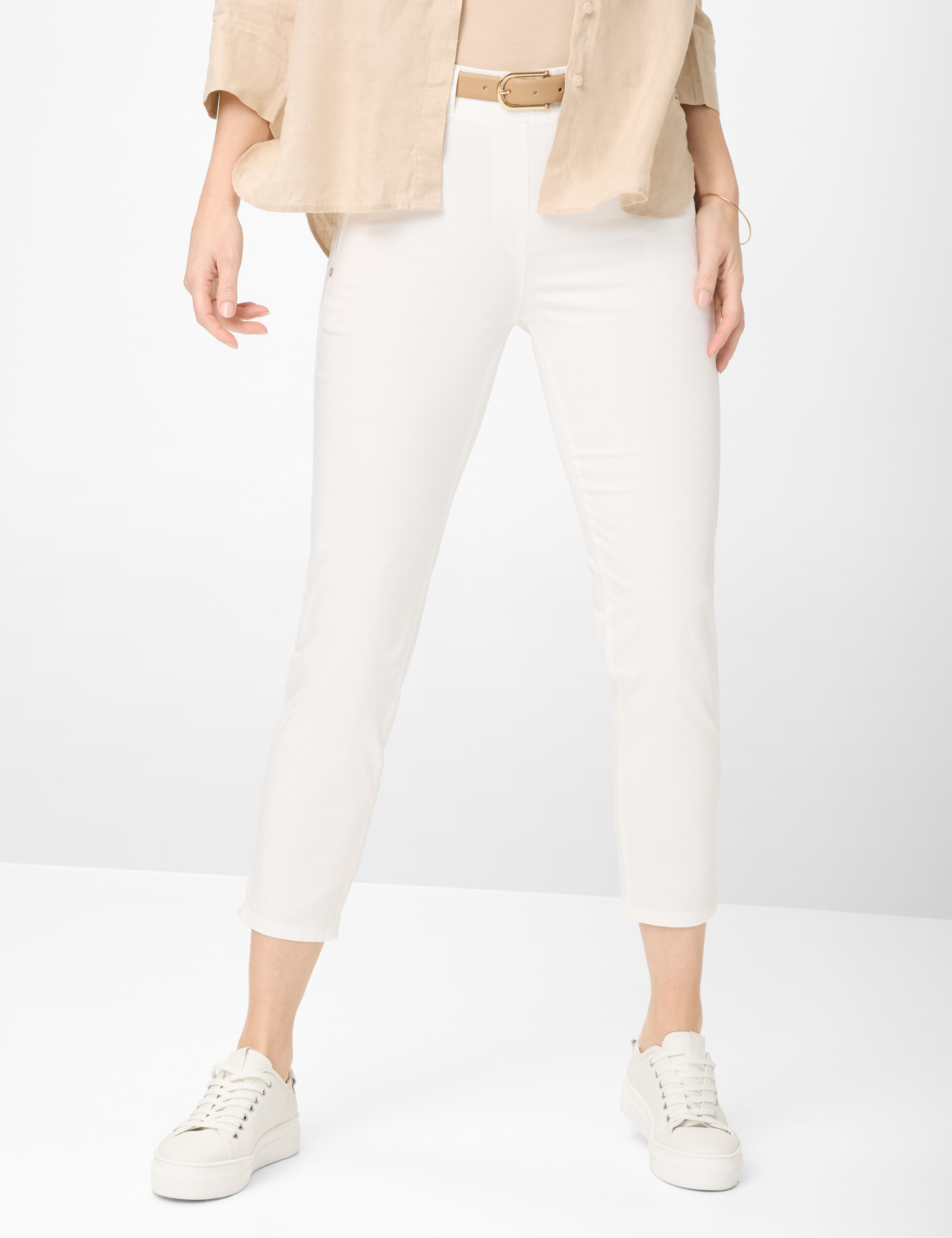 Tons blancs, Femme, SUPER SLIM, Style LAVINA ZIP 6/8, MODEL_FRONT_ISHOP