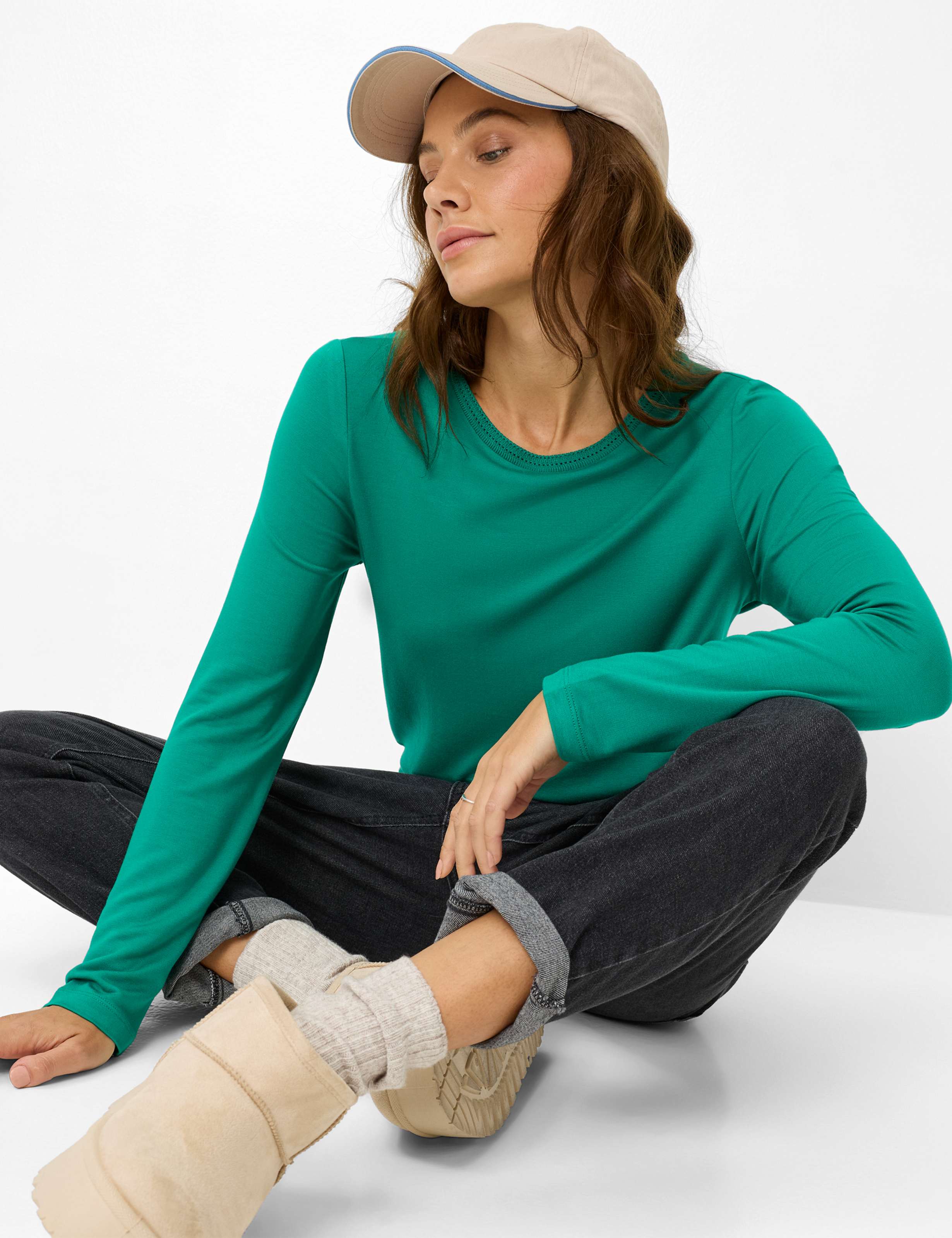 Femme Style CARINA L Vert  Détail 1