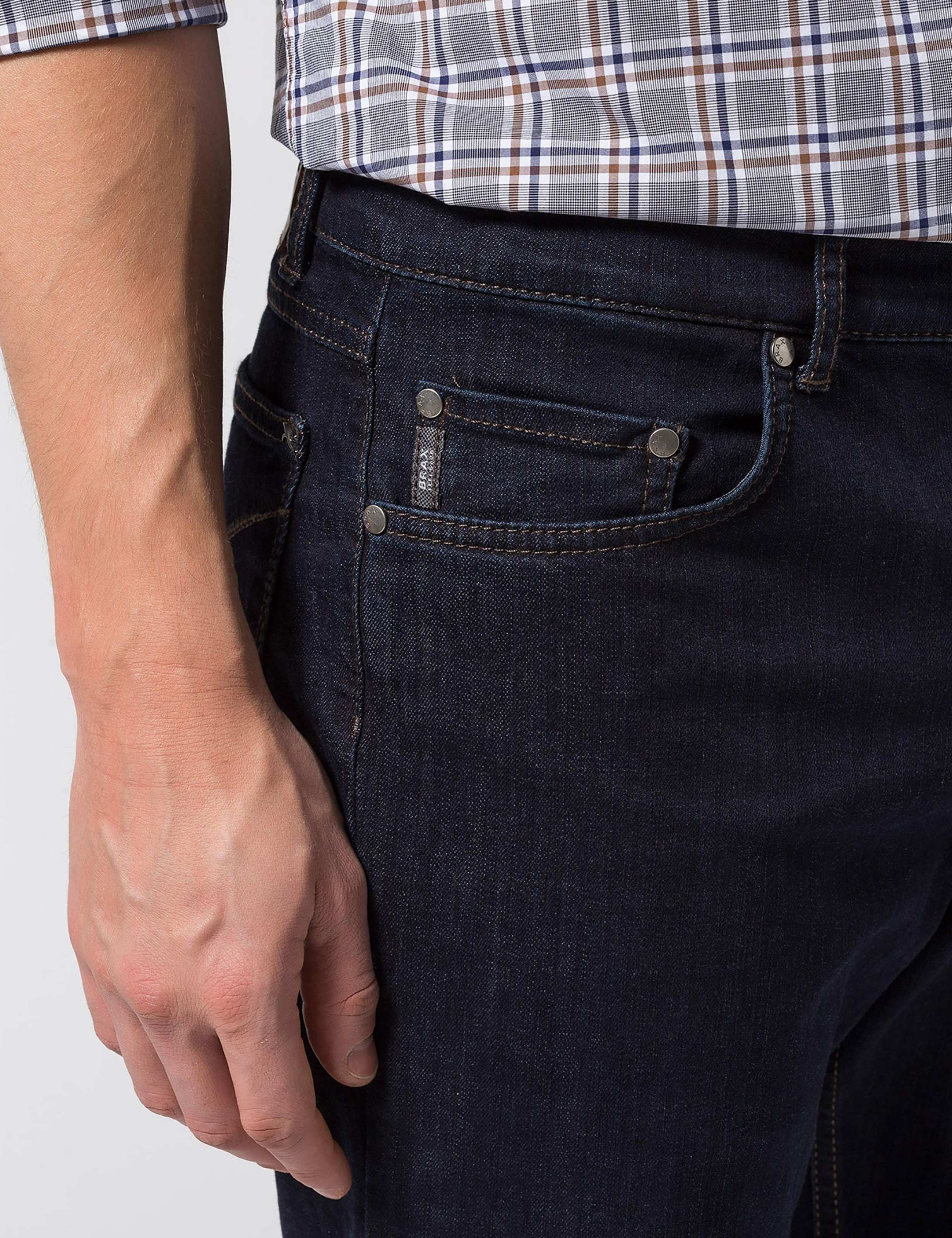Men Style COOPER DENIM Denim Dark Blue Regular Fit Detail 1