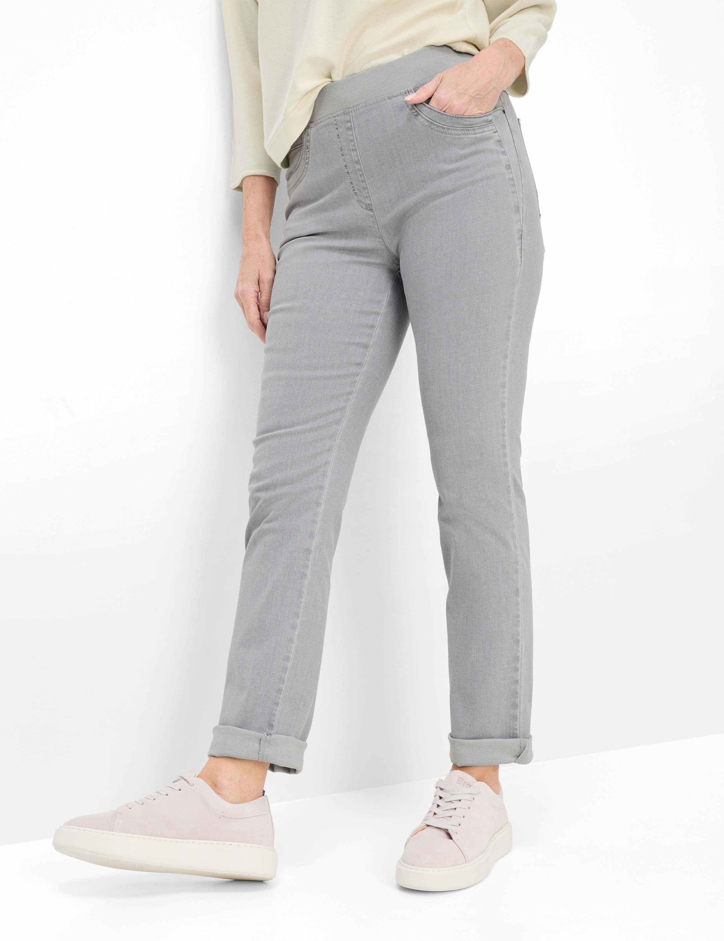 Tinten grijs, Dames, SLIM, Style PAMINA FUN, MODEL_FRONT_ISHOP