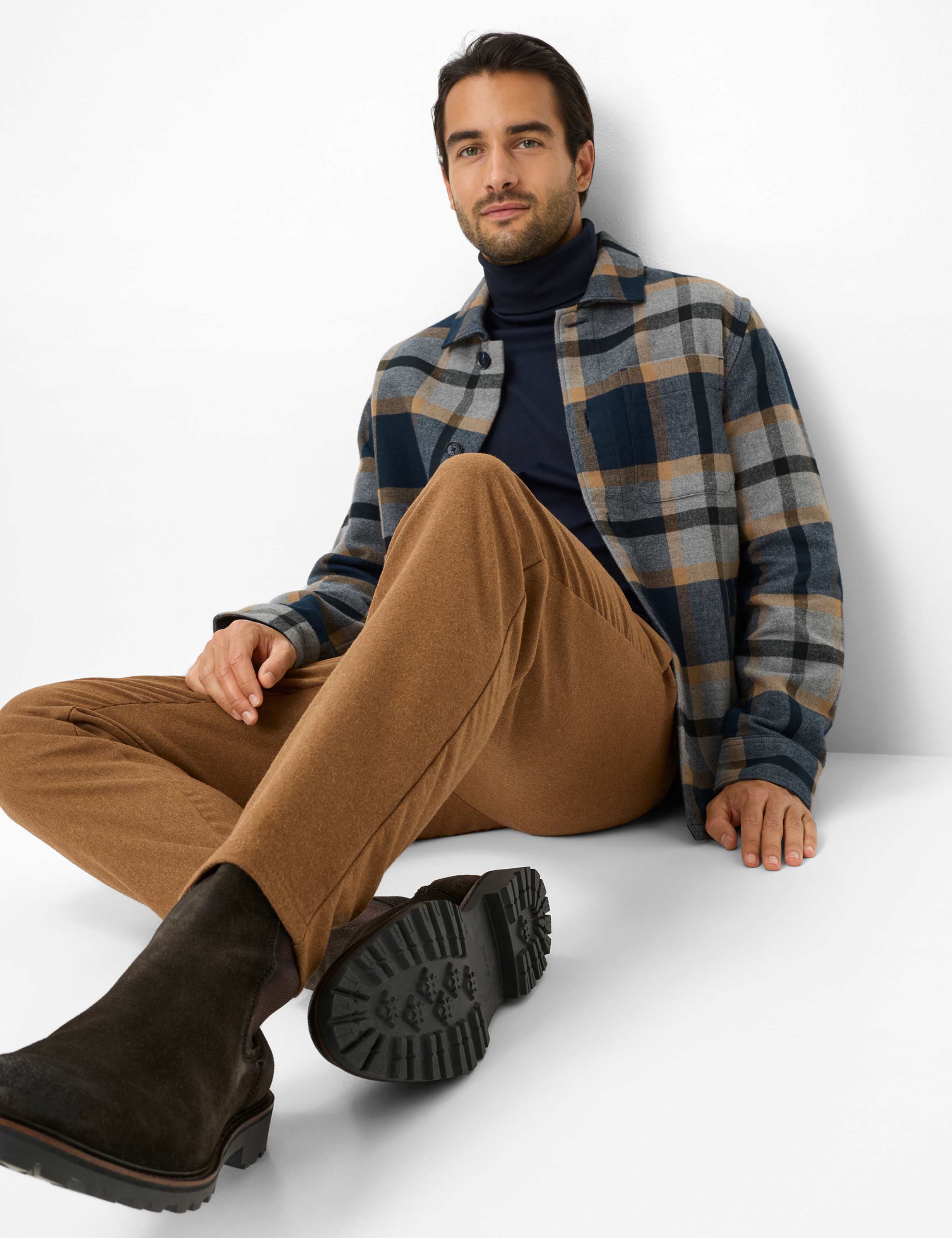 Herren Style TINO Braun Relaxed Fit Detail 1