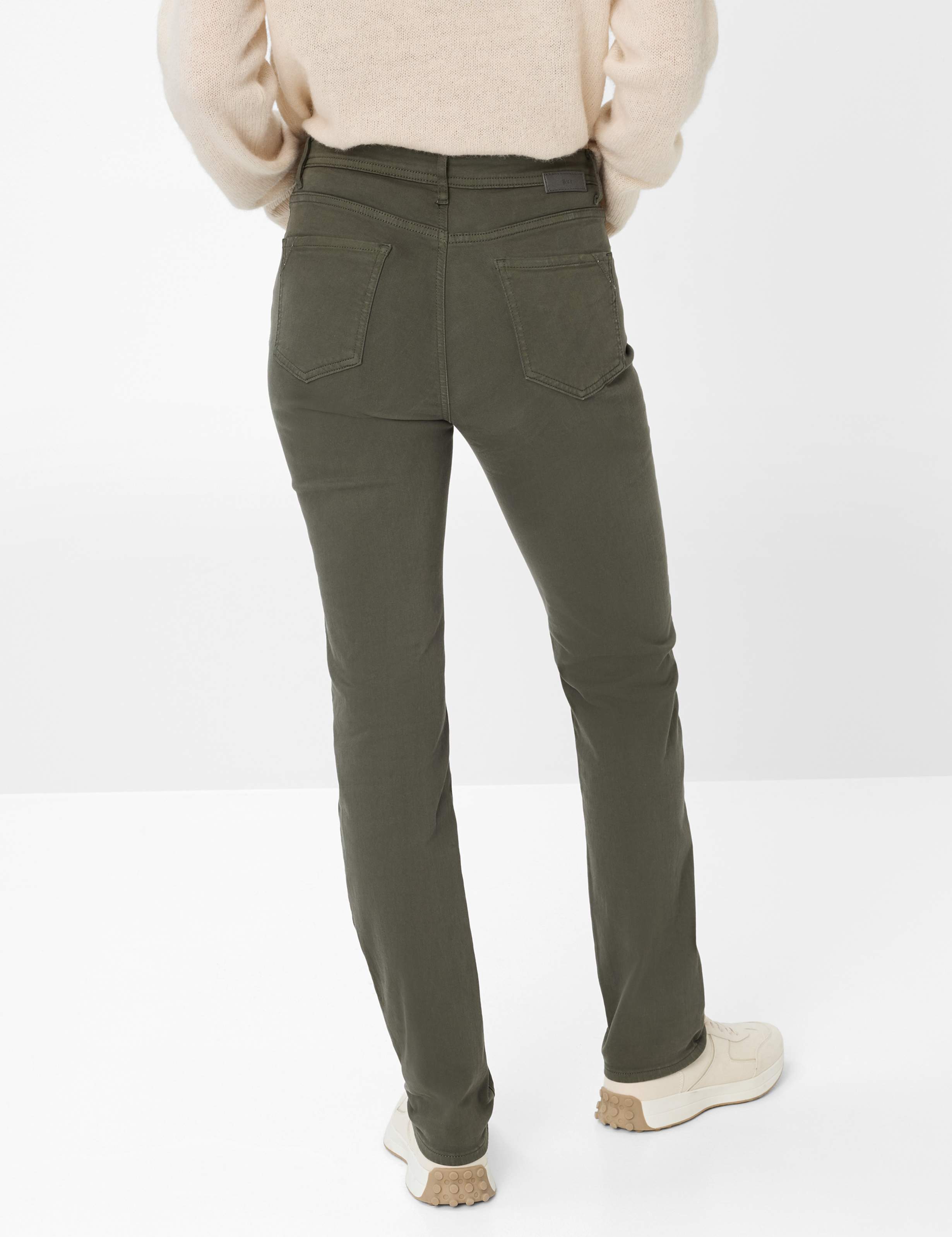 Femme Style CAROLA Denim Vert Foncé Feminine Fit Dos mannequin