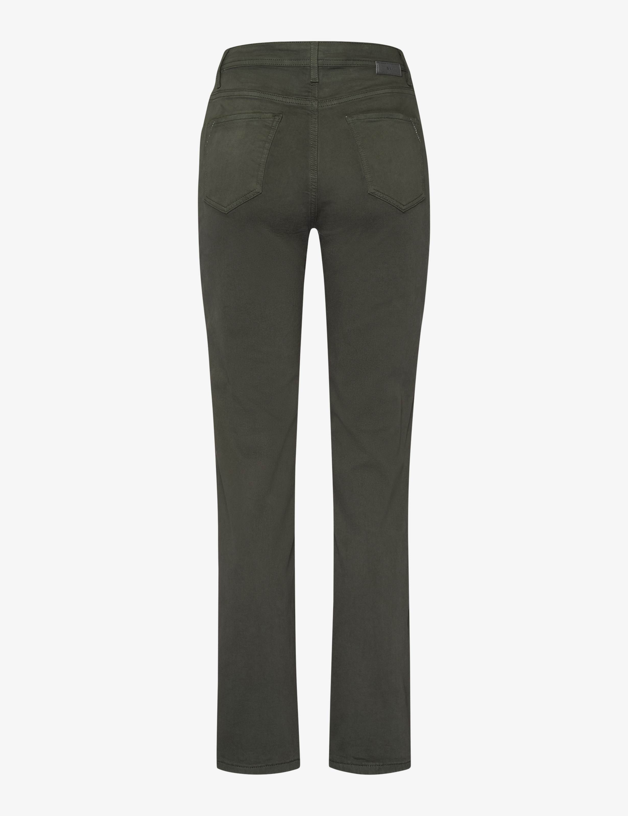 Dame Style CAROLA Denim Mørkegrøn Feminine Fit Udskæring bagpå
