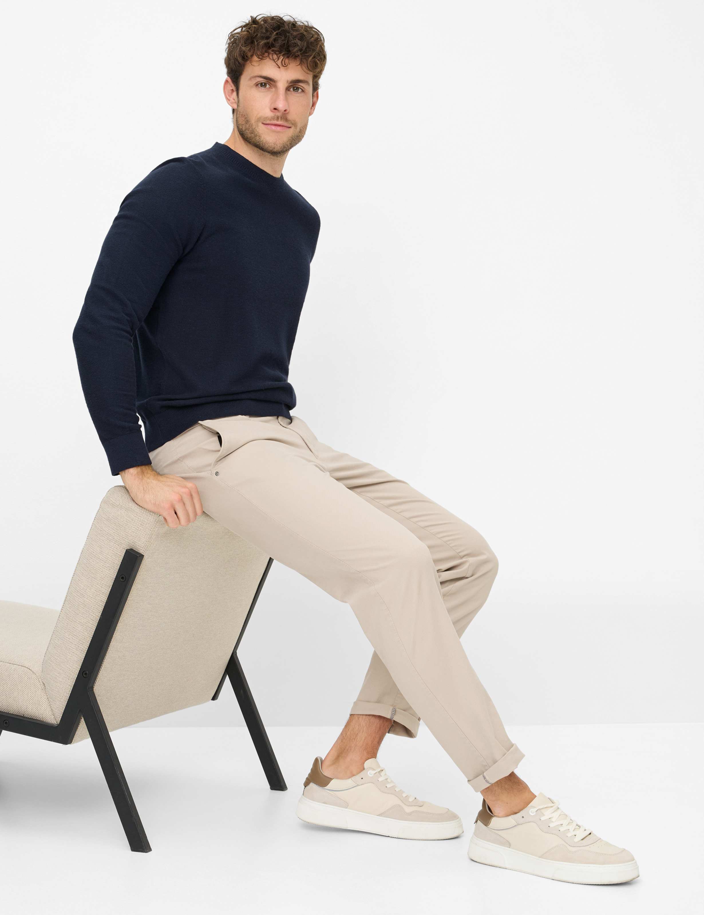 Herren Style FABIO IN Beige Modern Fit Detail 1