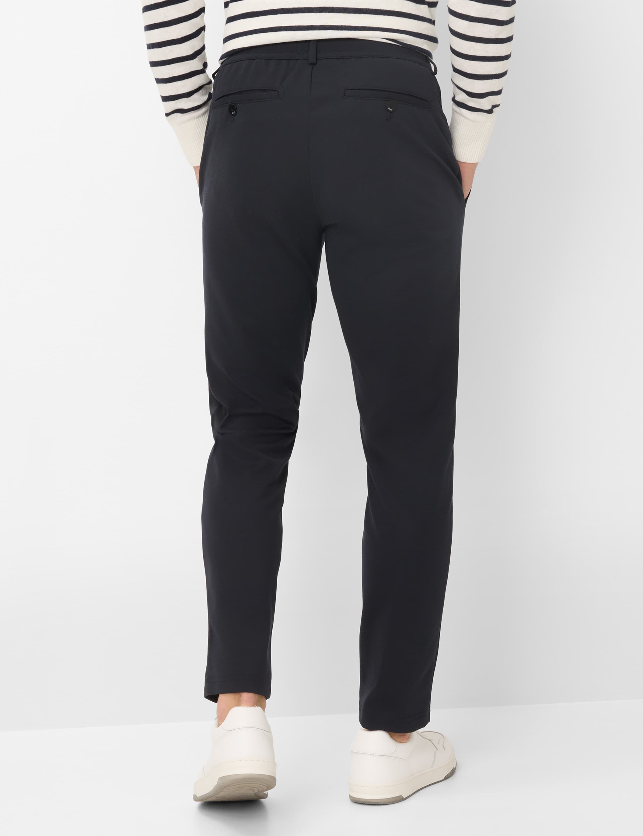 Men Style PHIL Dark Blue Modern Fit Model back