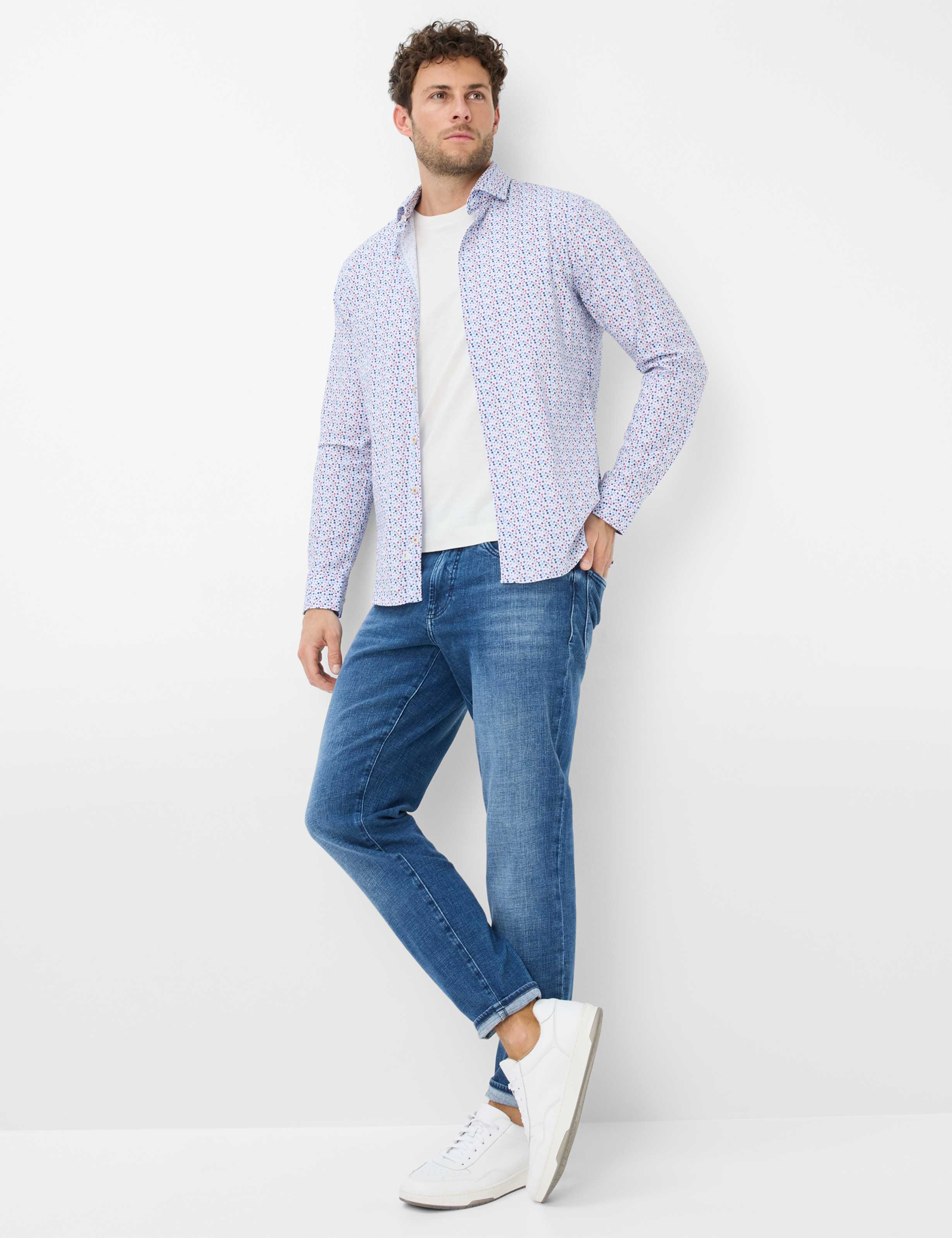 Homme Style HAROLD Bleu Clair  Tenue du mannequin