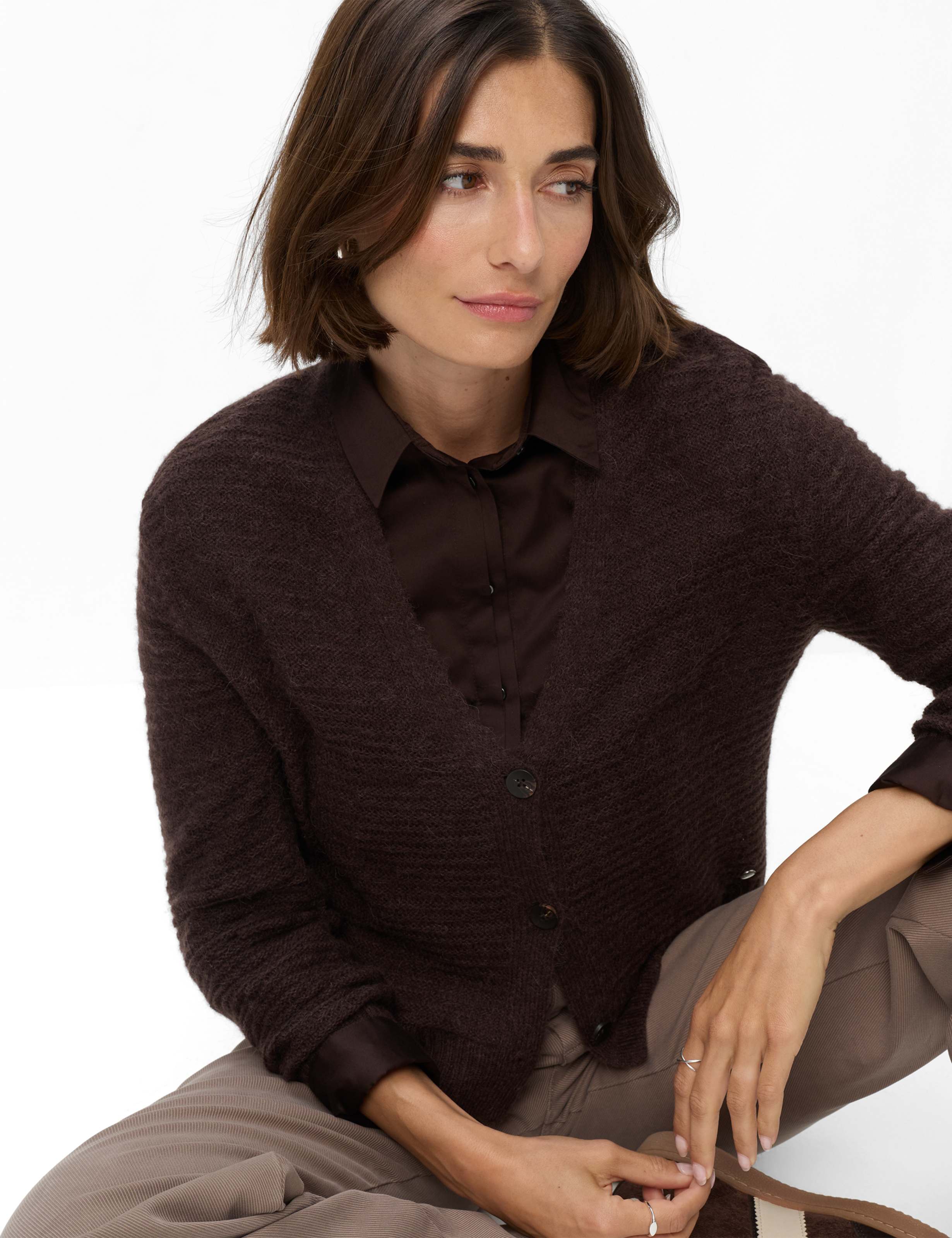Dame Style ALICIA Mørkebrun  Detalje 1