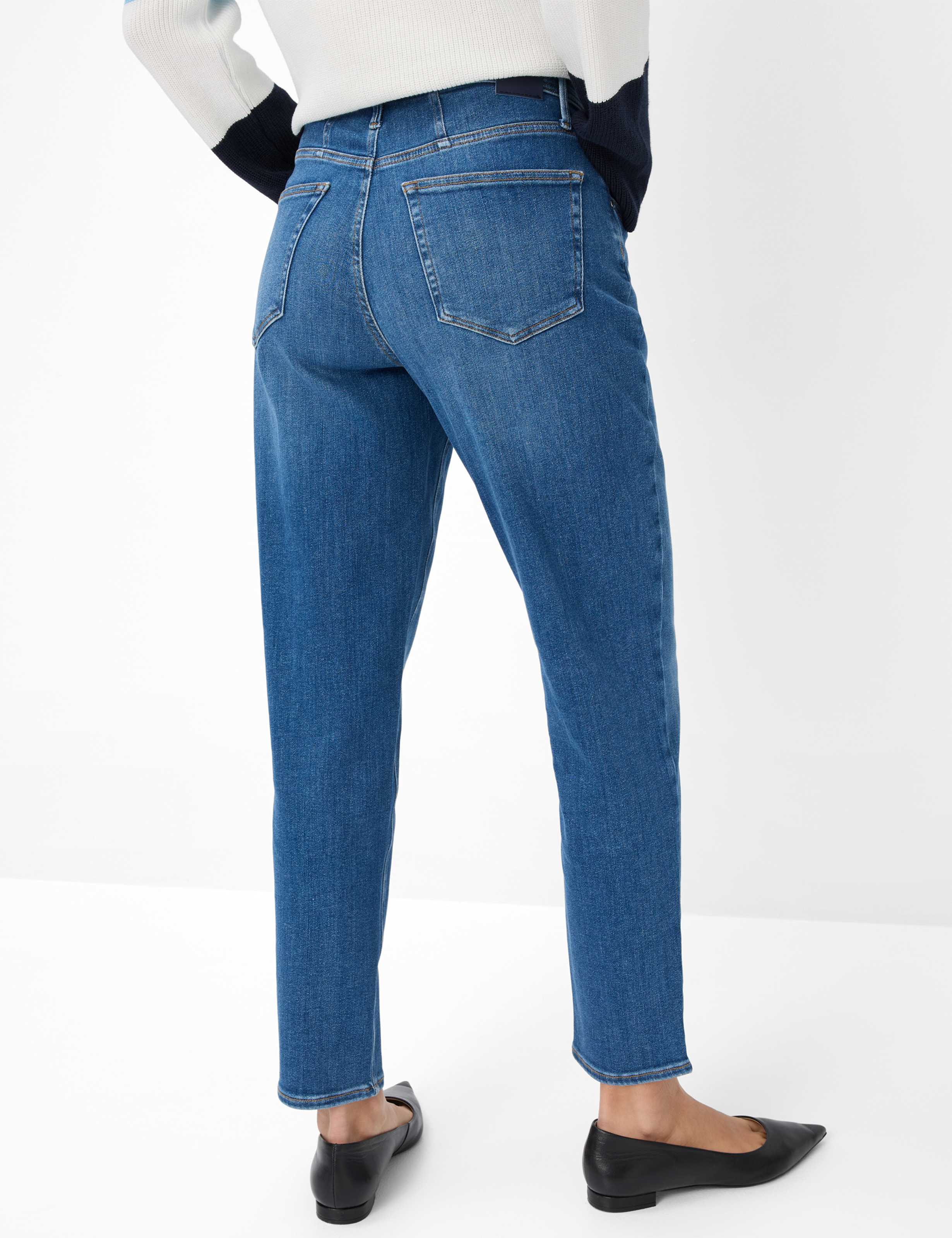 Damen Style MILEY S Denim Blau Relaxed Fit Model Rueck