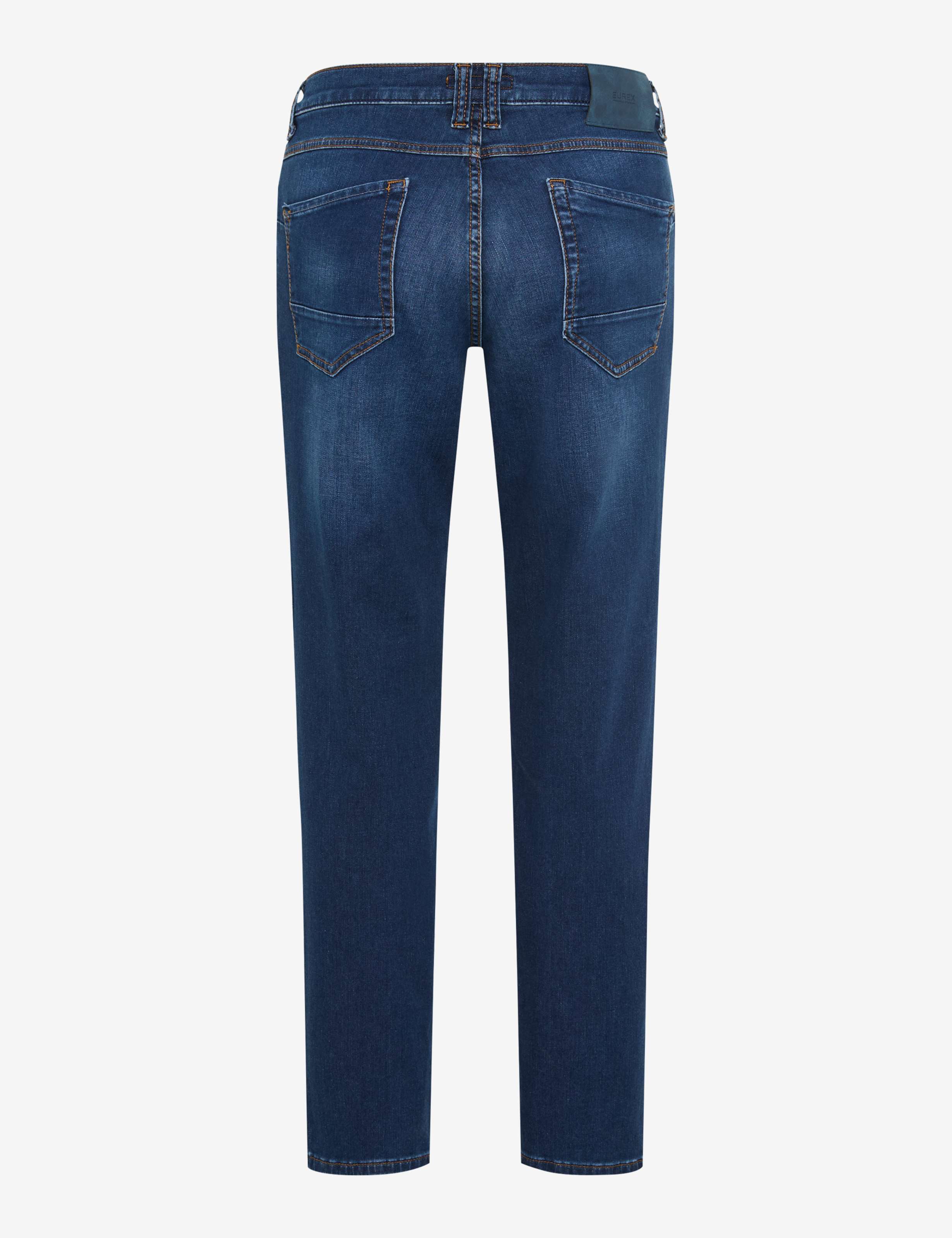 Men Style LASSE Denim Dark Blue Modern Fit Stand-alone rear view