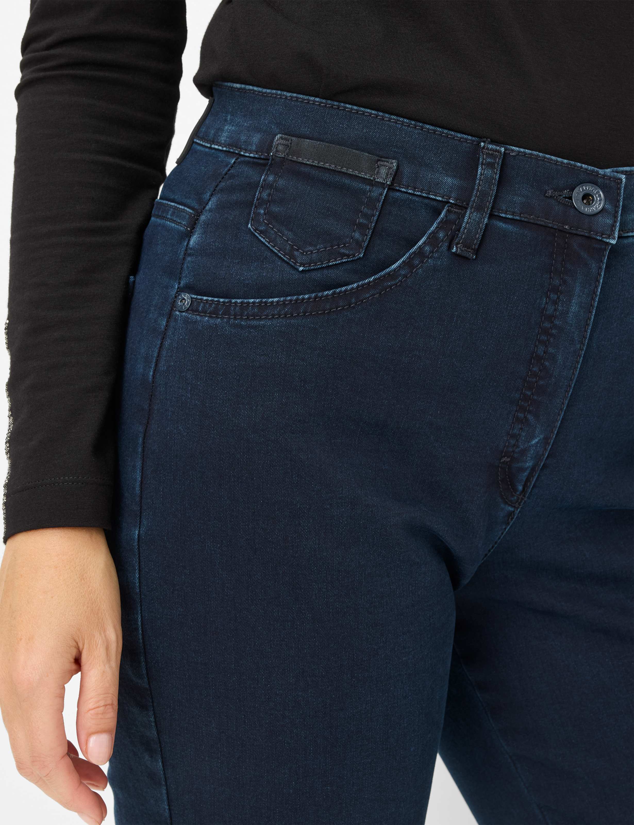 Damen Style CORRY Denim Dunkelblau Comfort Plus Fit Detail 2