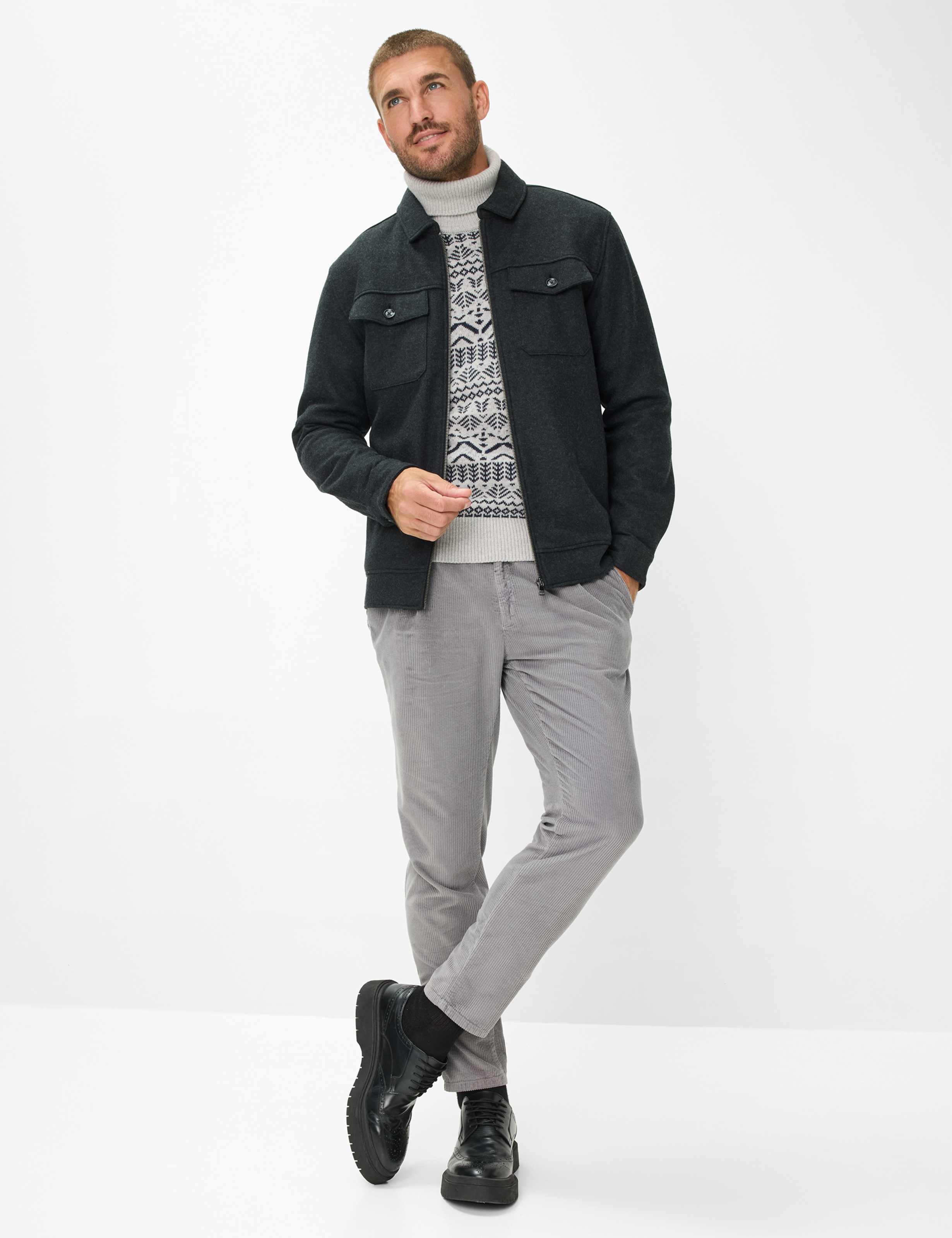 Herren Style SANTIAGO Dunkelgrau  Model Outfit