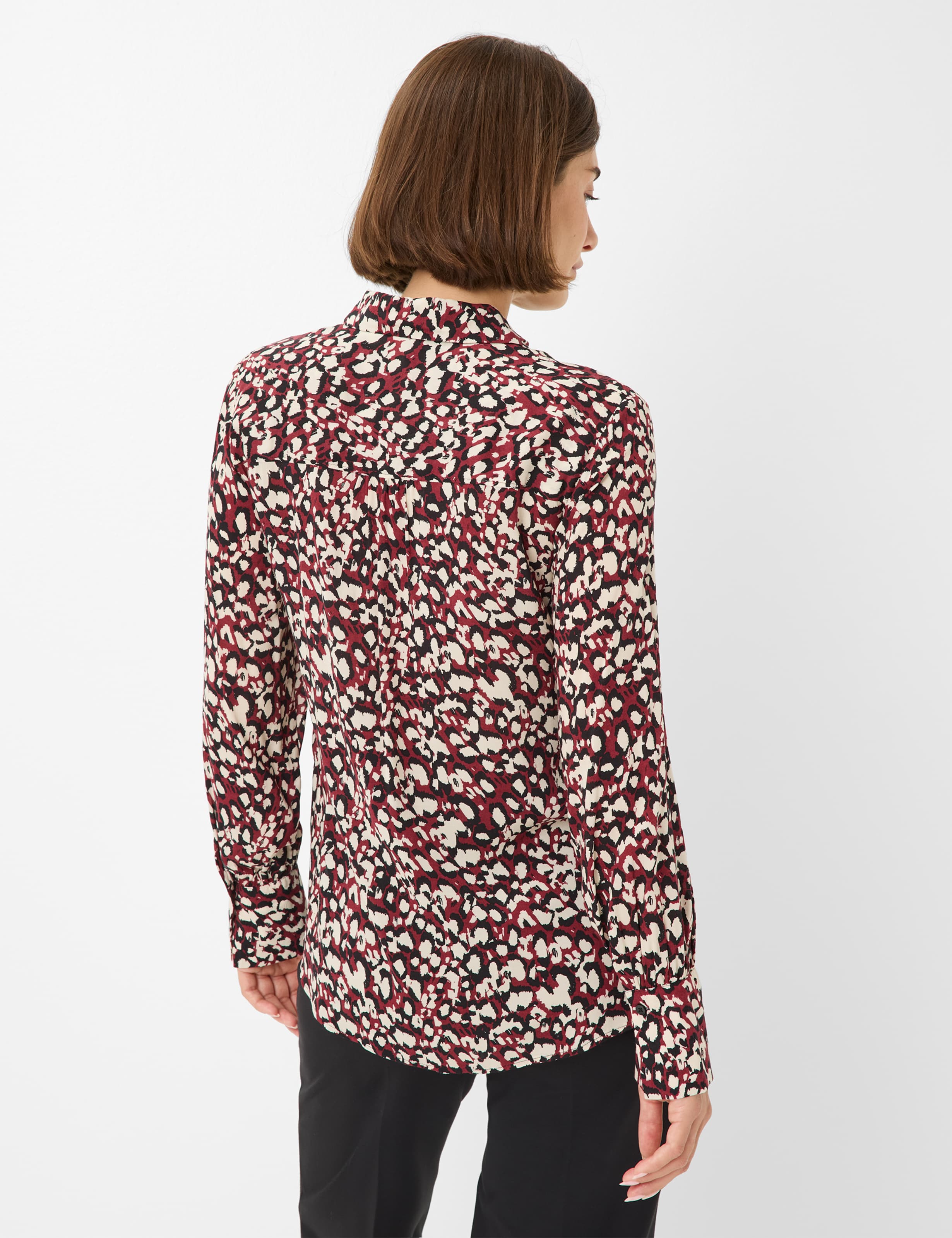Damen Style VIC Dunkelrot  Model Rueck