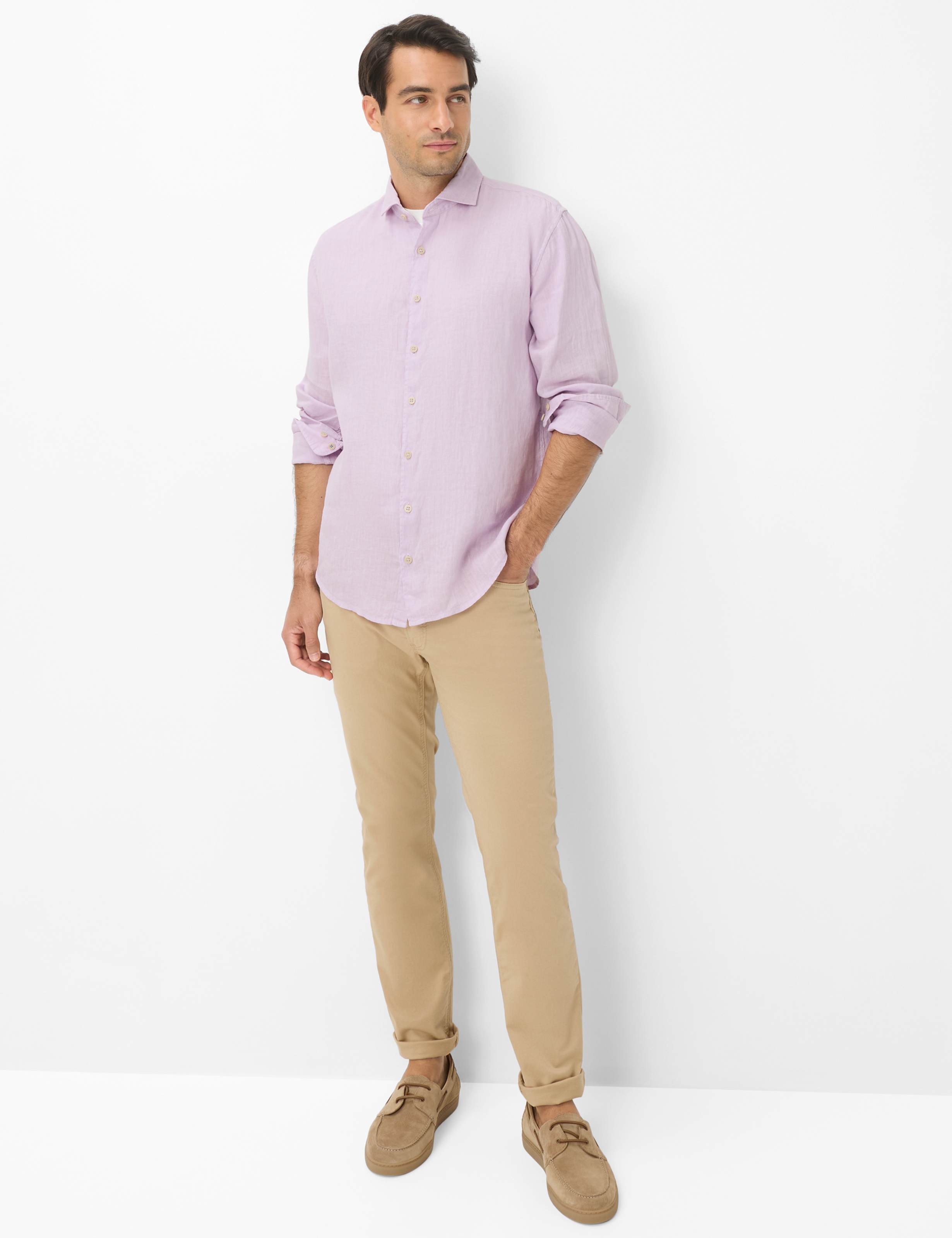 Homme Style HAROLD Violette Clair  Tenue du mannequin