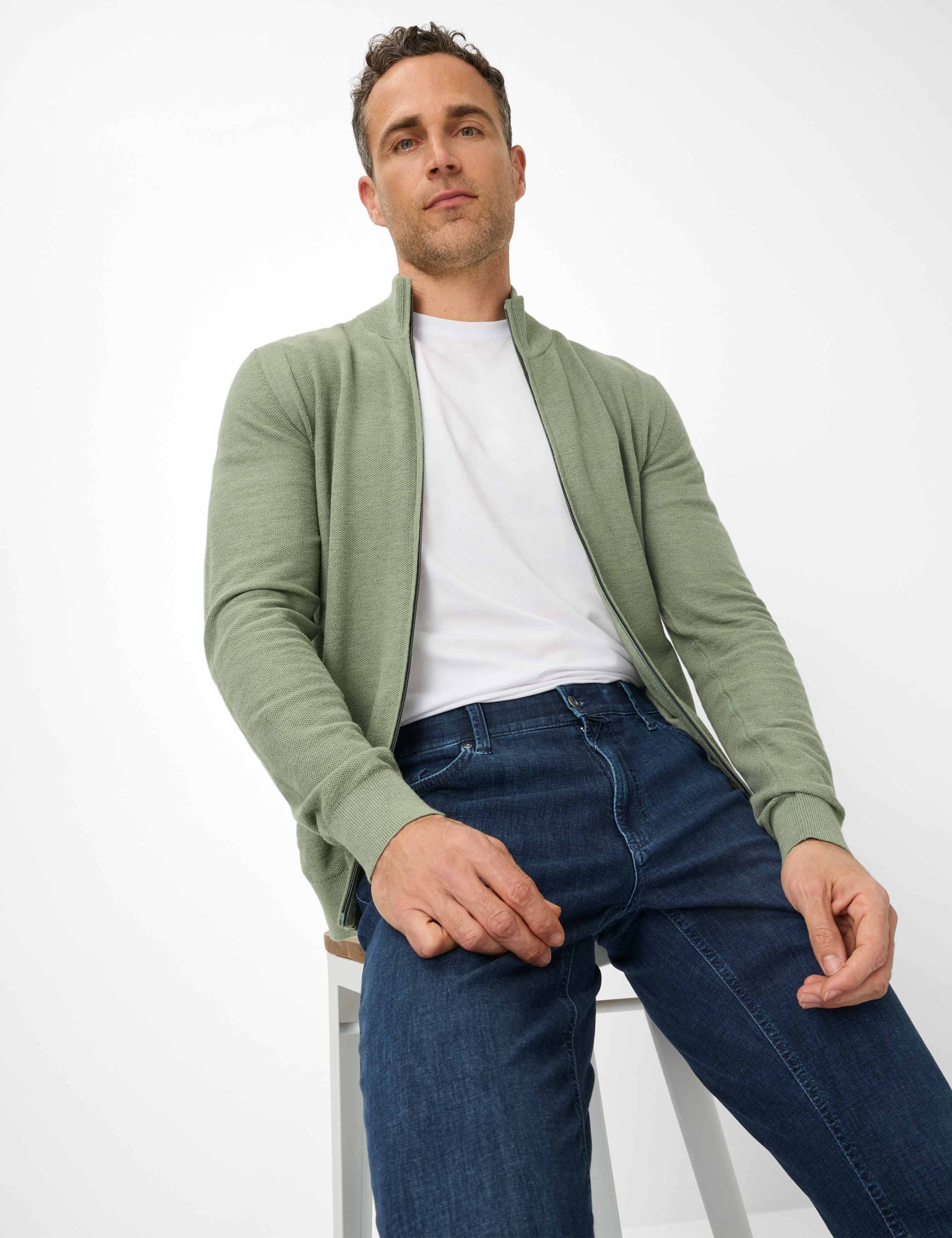Herren Style LUKE Denim Dunkelblau Regular Fit Detail 1