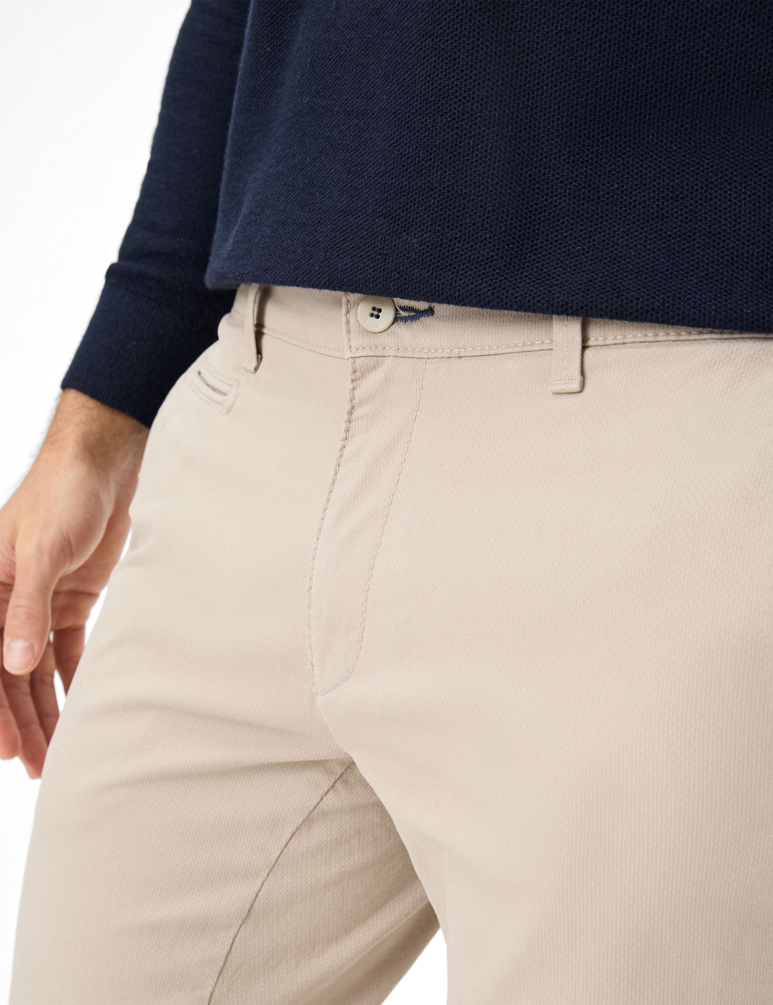 Herren Style FABIO IN Beige Modern Fit Detail 2
