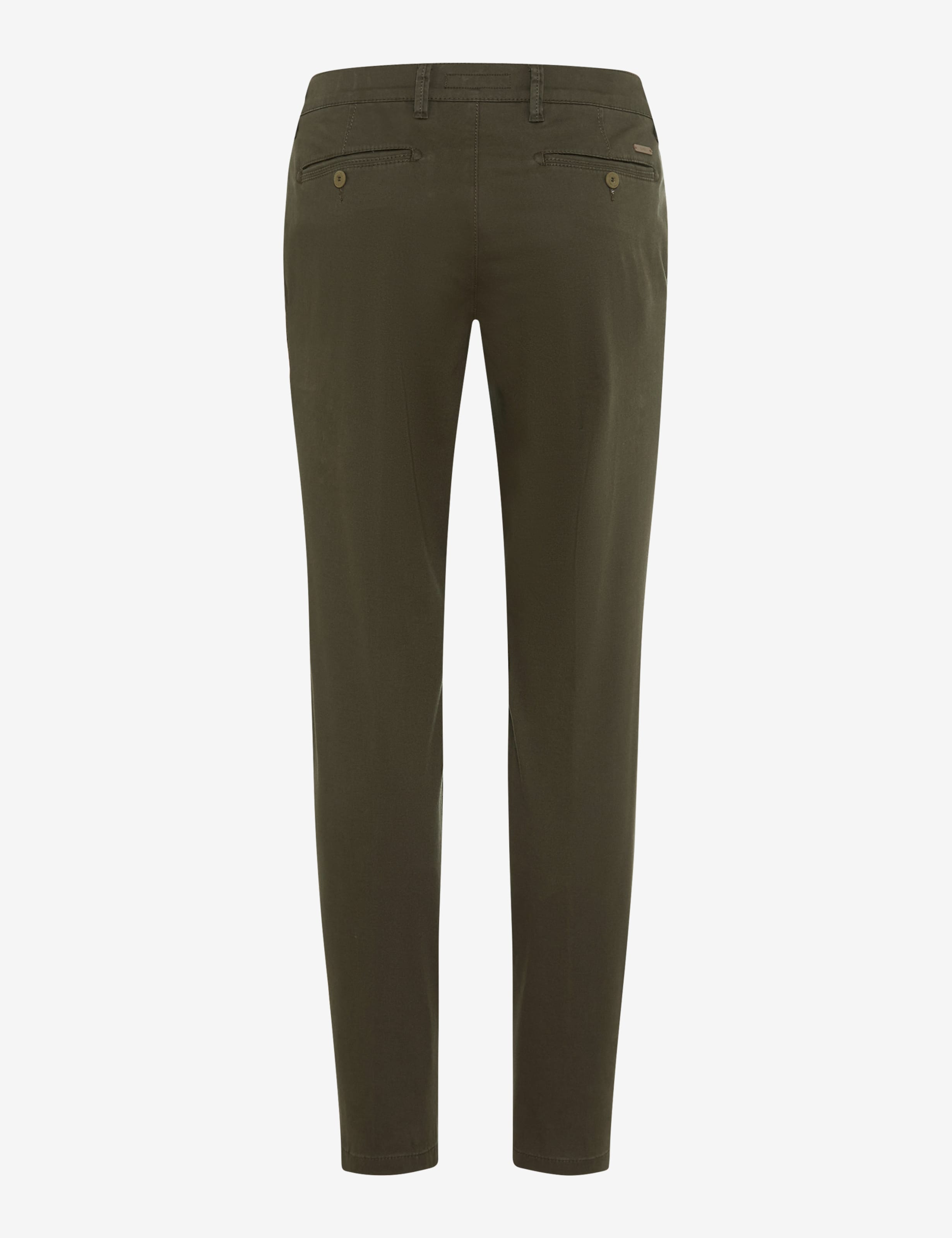 Herre Style JIM Mørkegrøn Modern Fit Udskæring bagpå