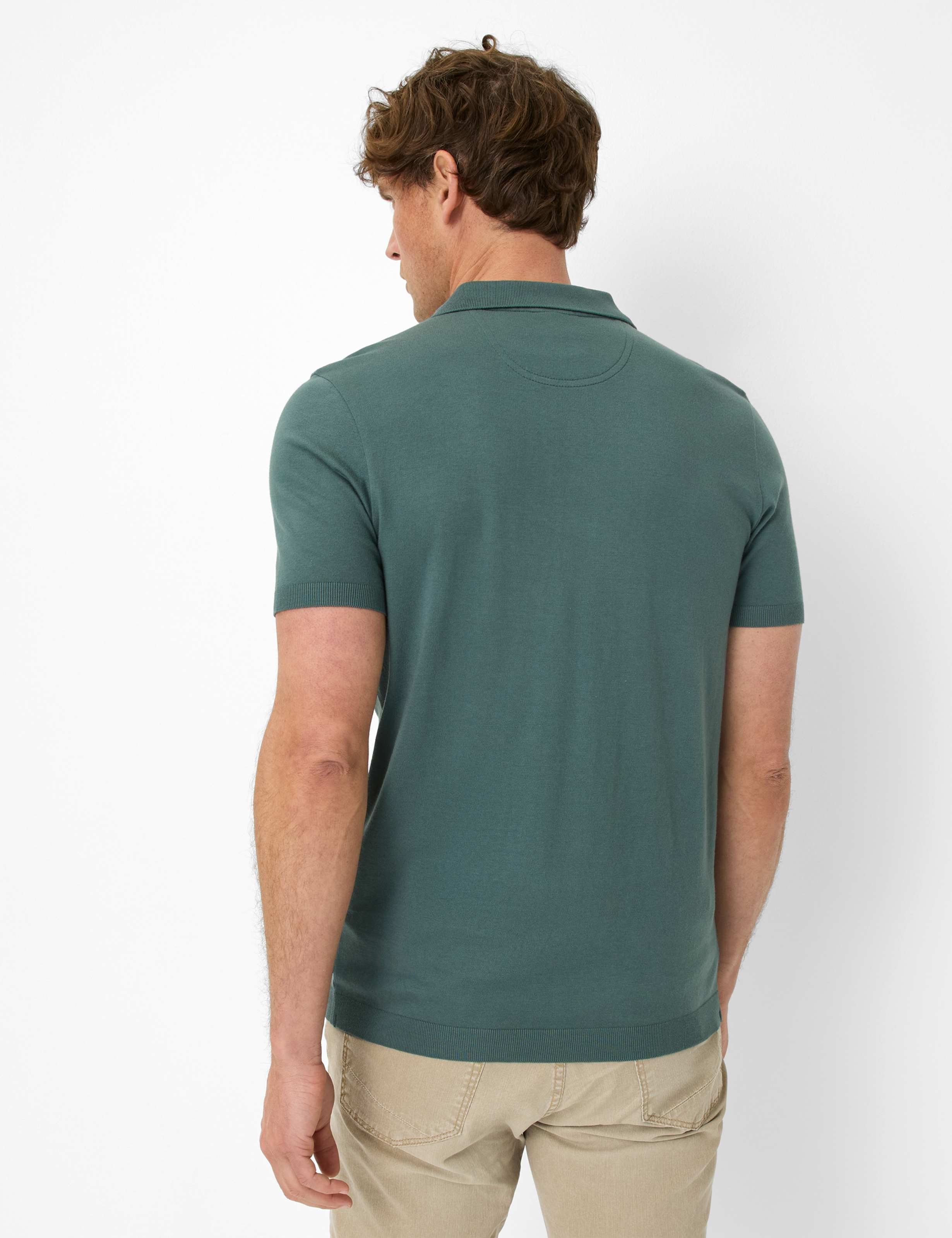Men Style PARVIS Dark Green  Model back