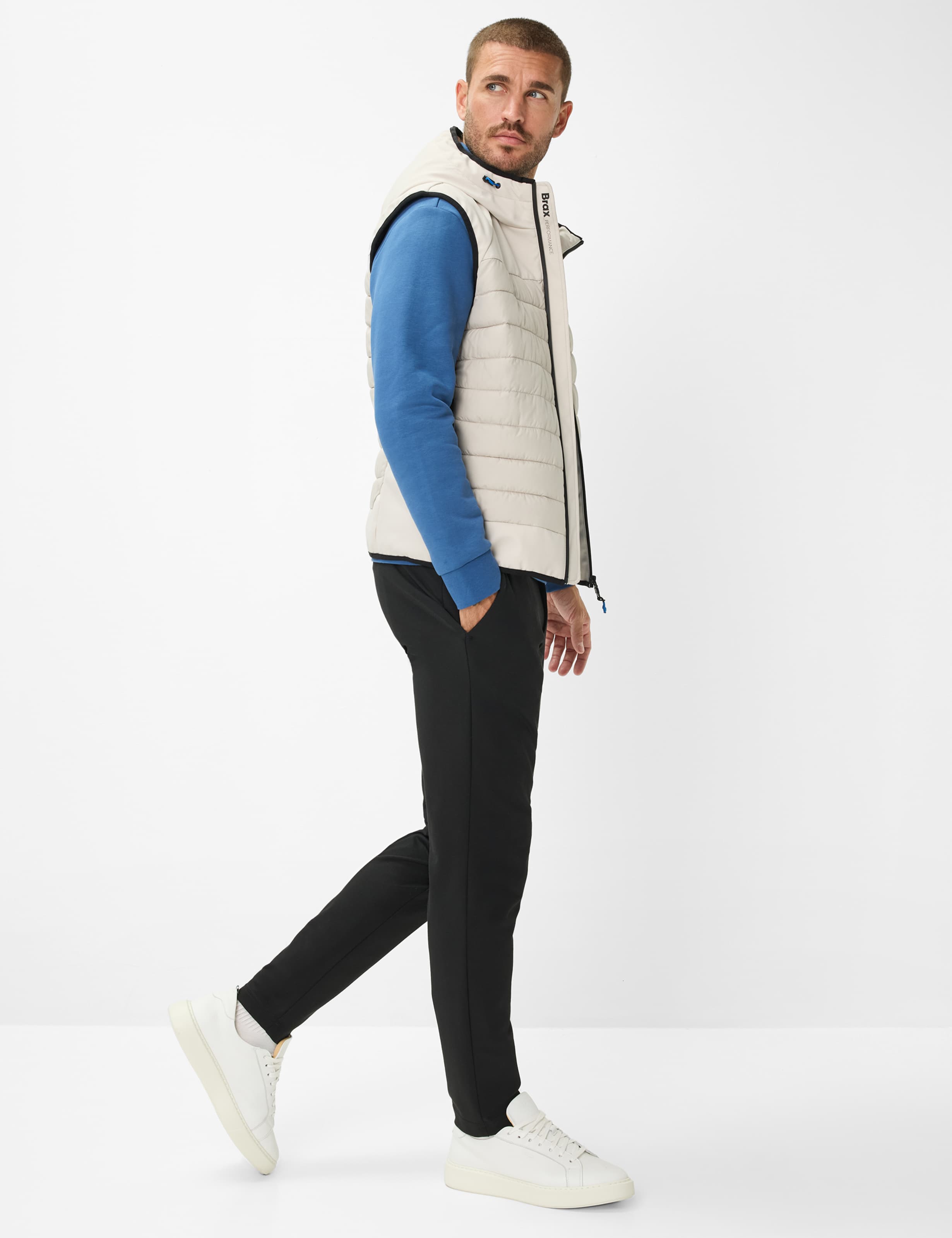 Herren Style LUC Hellbeige  Model Outfit